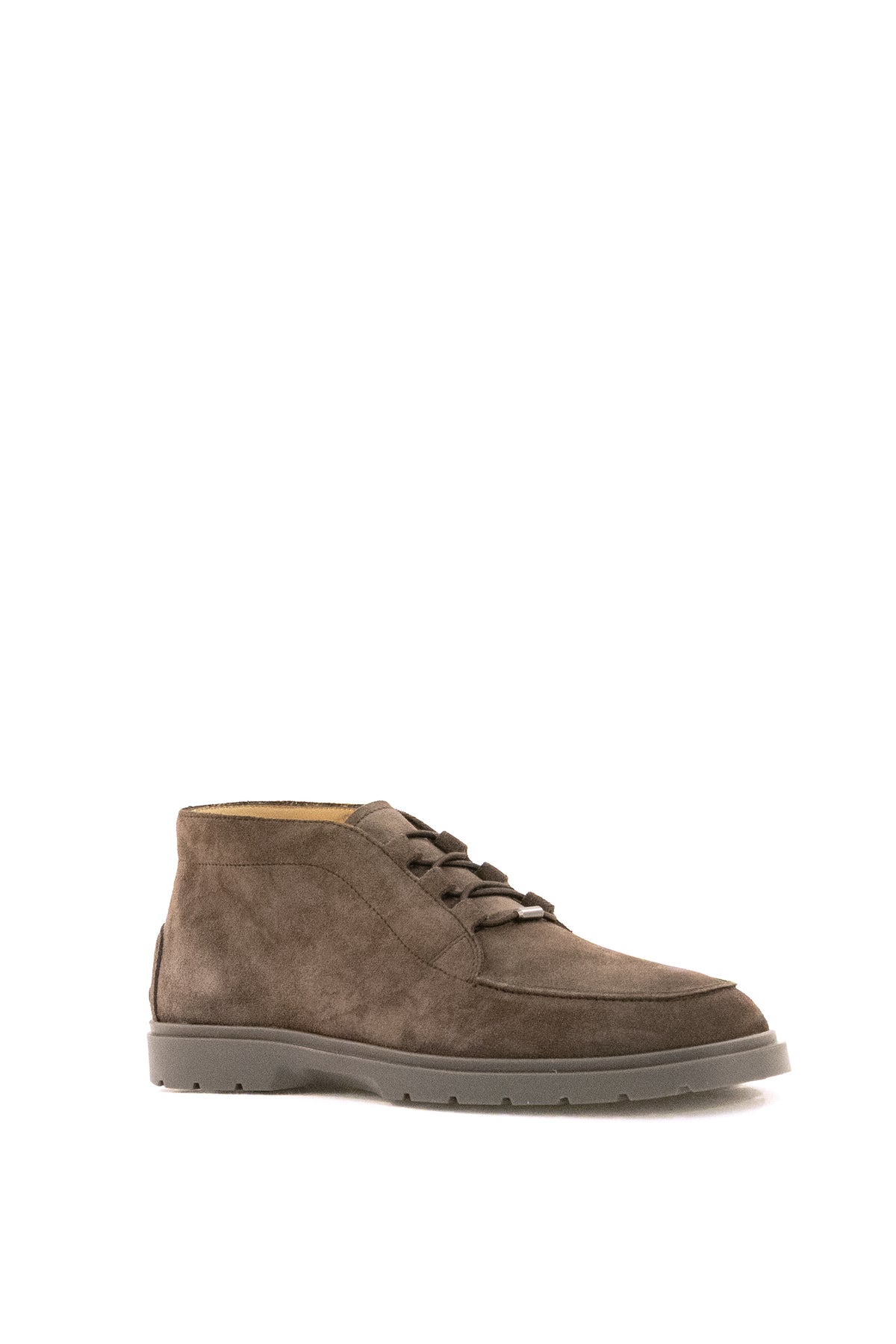 TOD'S Polacchini in suede di colore marrone, vista 2
