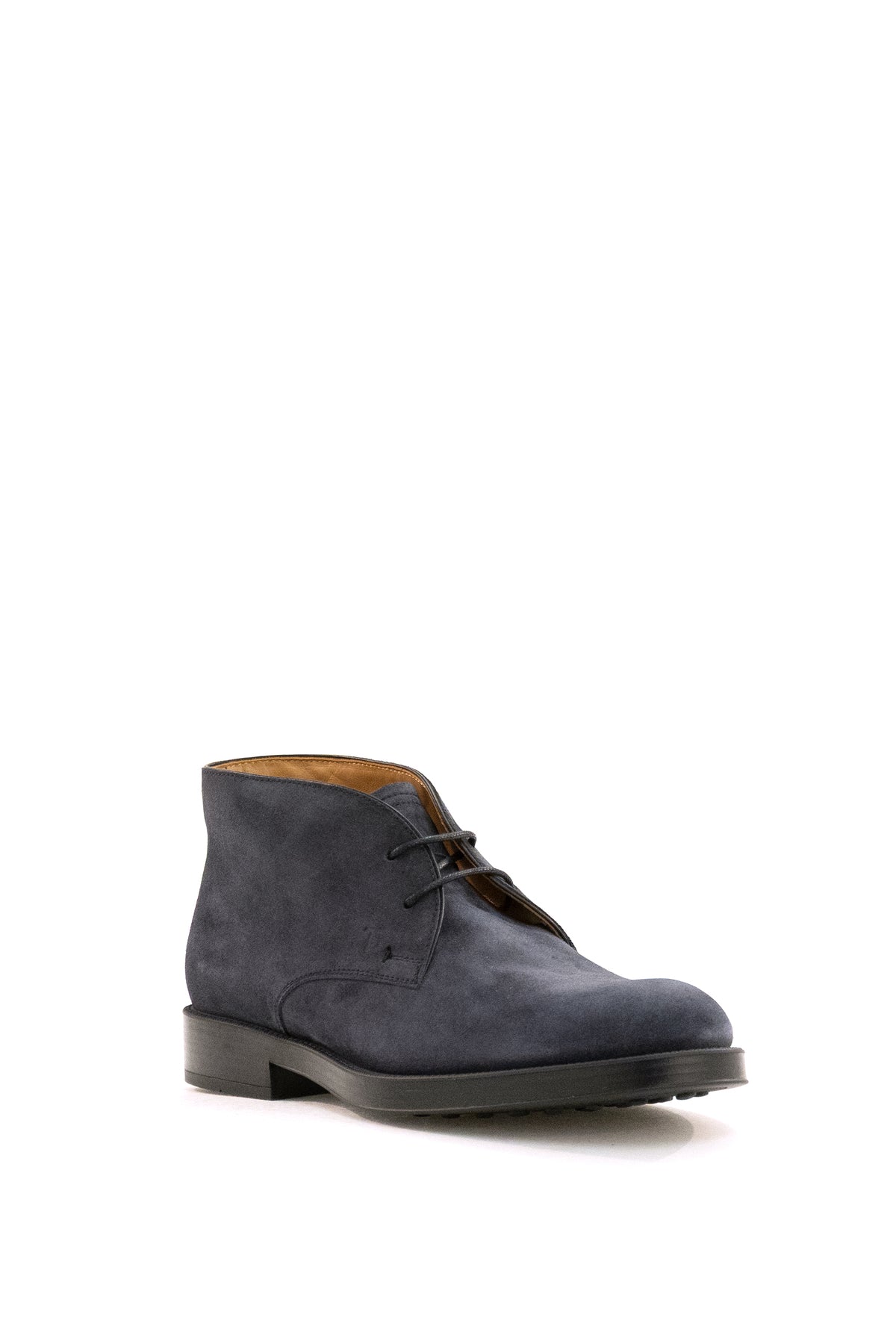TOD'S Polacchini in suede di colore blu, vista 2