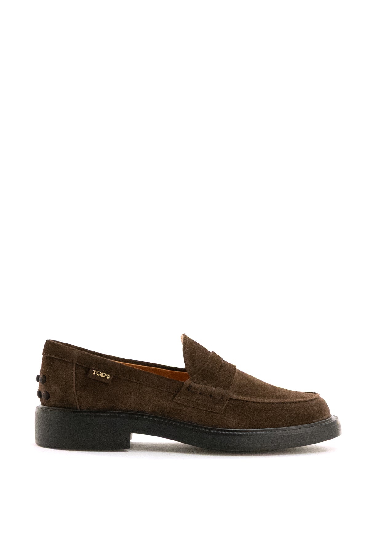 TOD'S Brown suede loafers