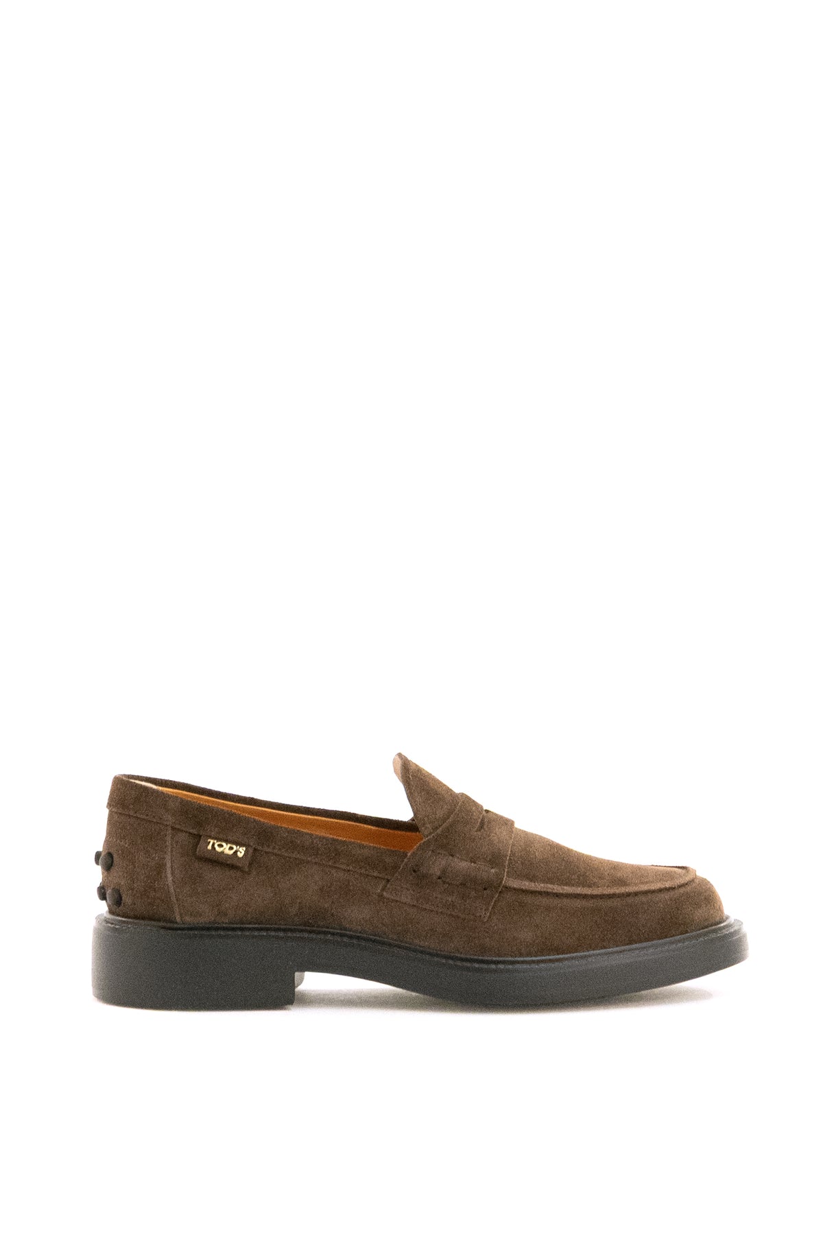 TOD'S Mocassini in suede di colore marrone