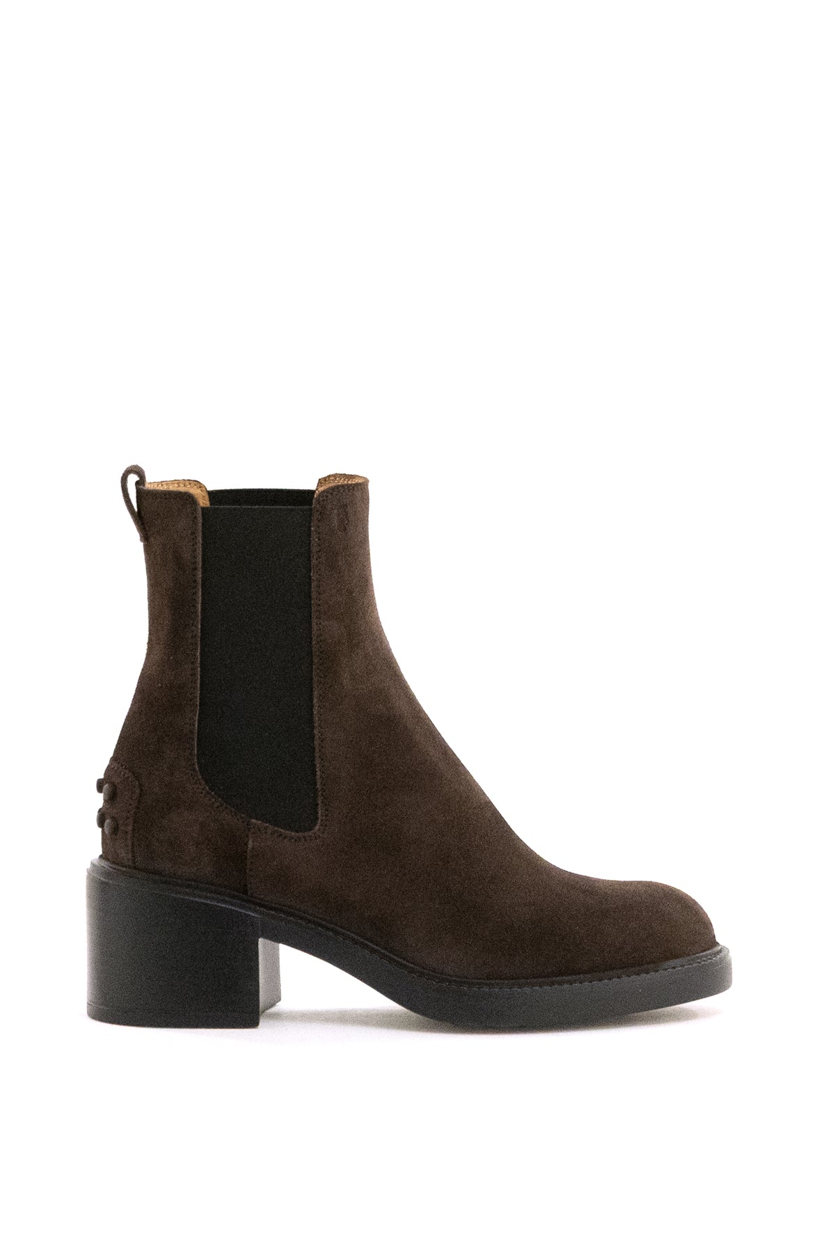 TOD'S Stivaletti in suede di colore marrone