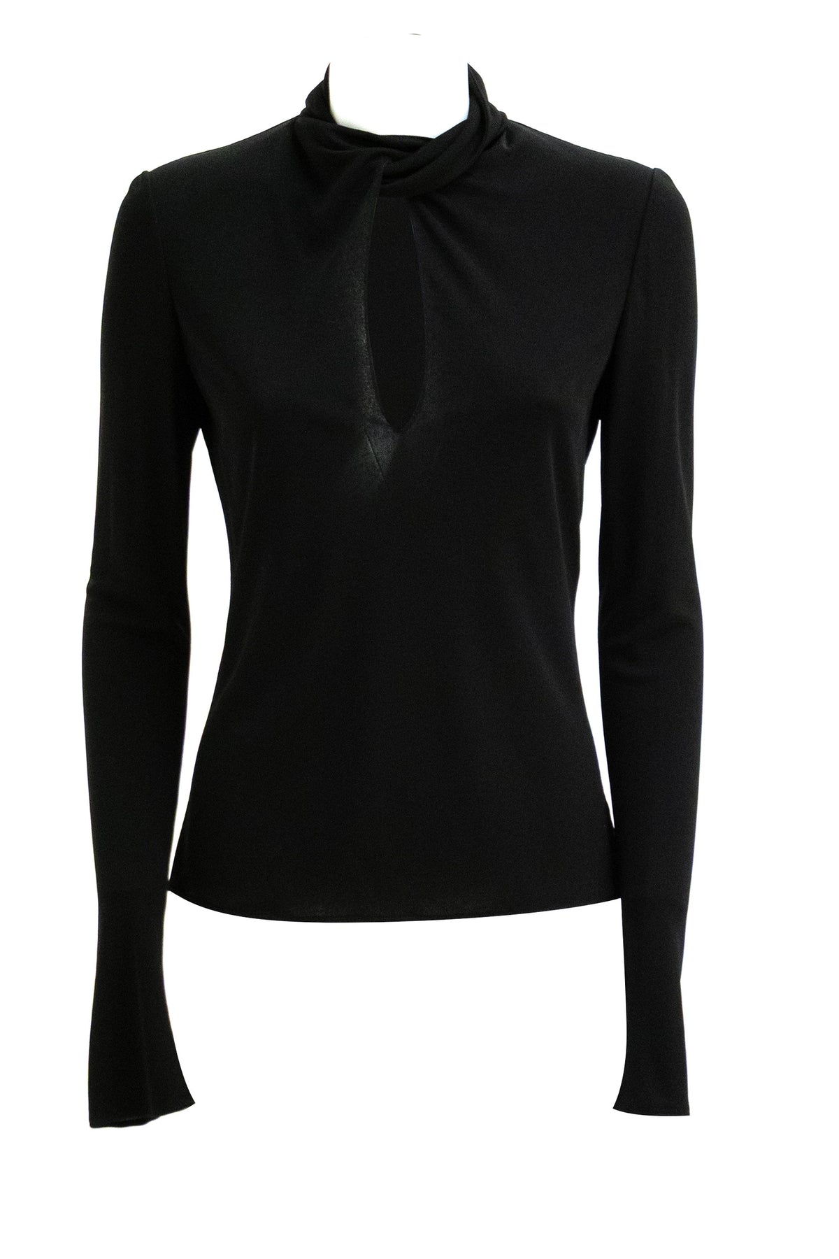 VALENTINO GARAVANI Black viscose top