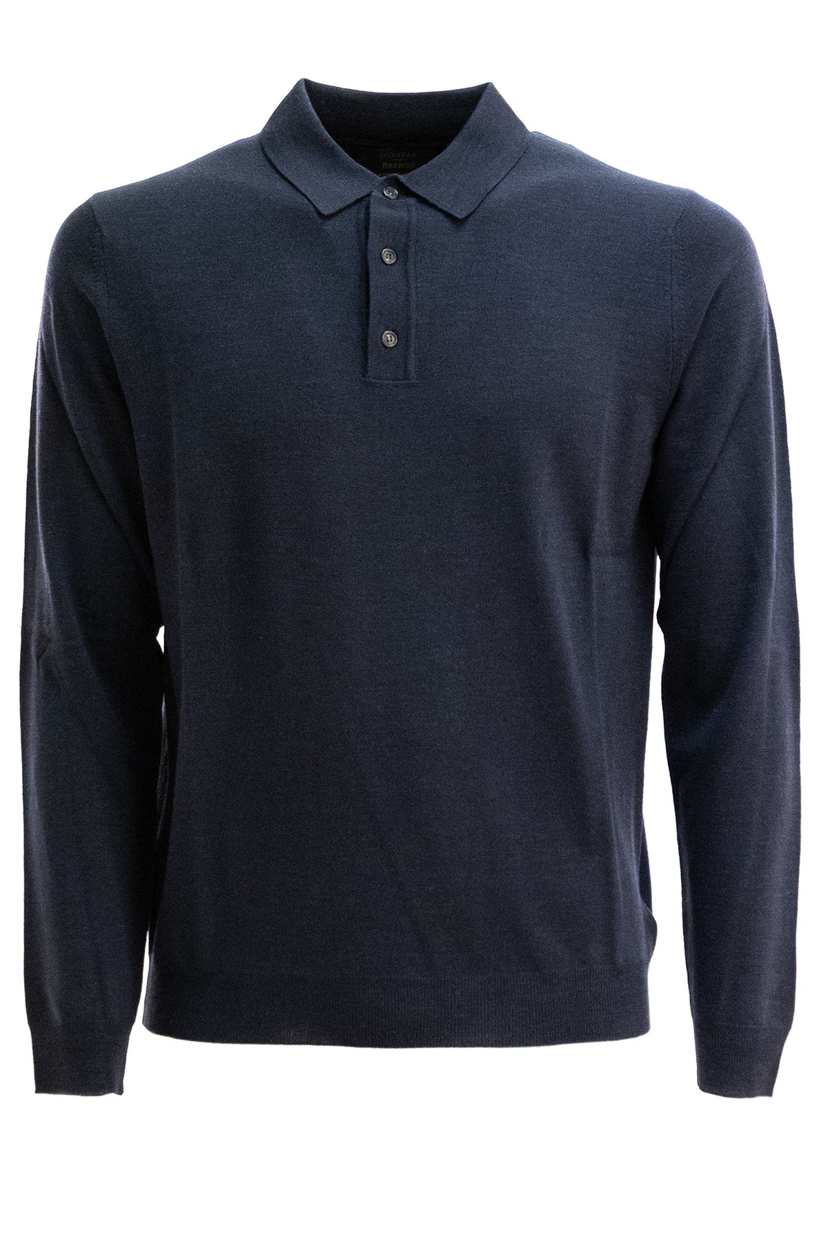 ZANONE Polo in lana di colore blu