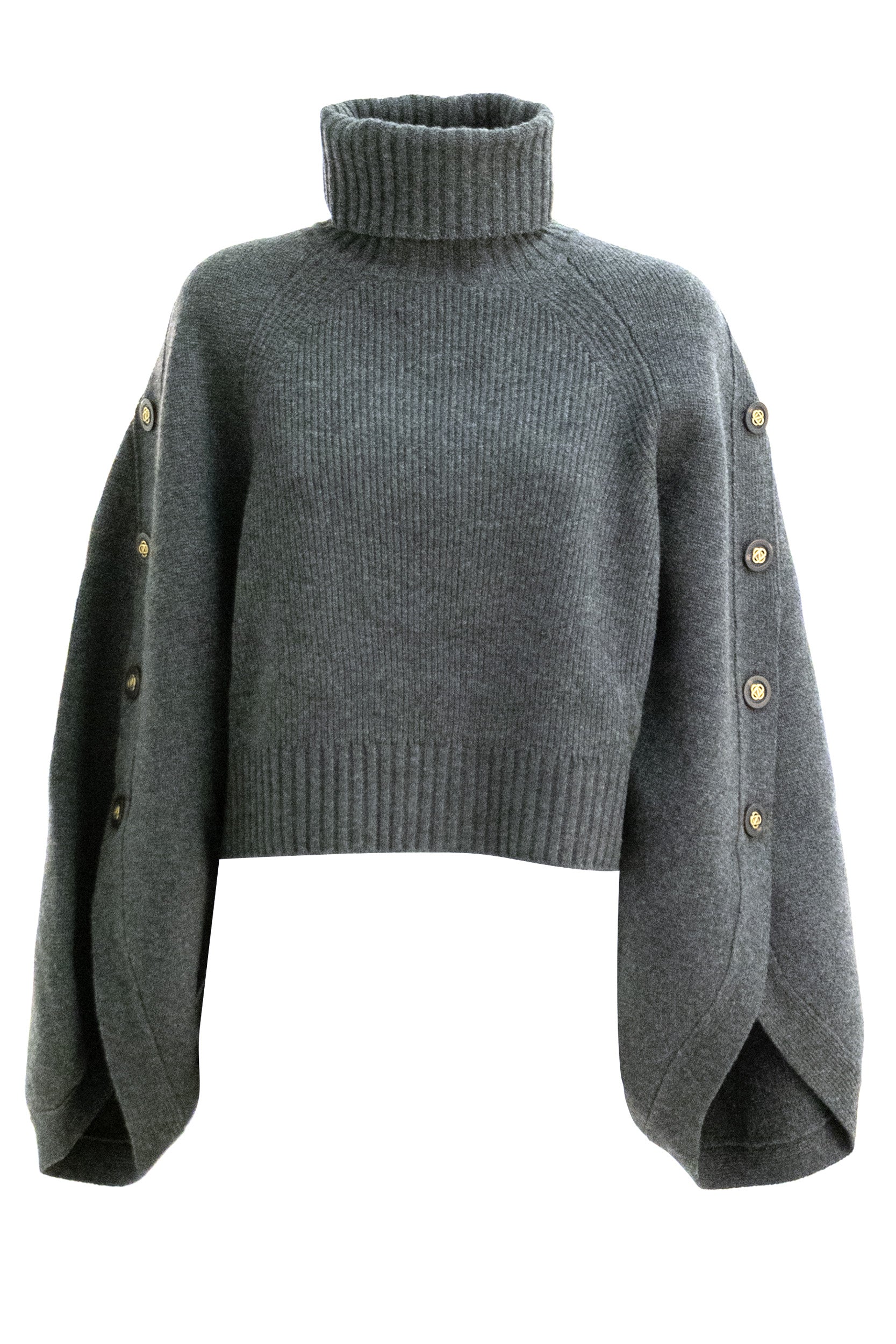 ZIMMERMANN Grey wool sweater