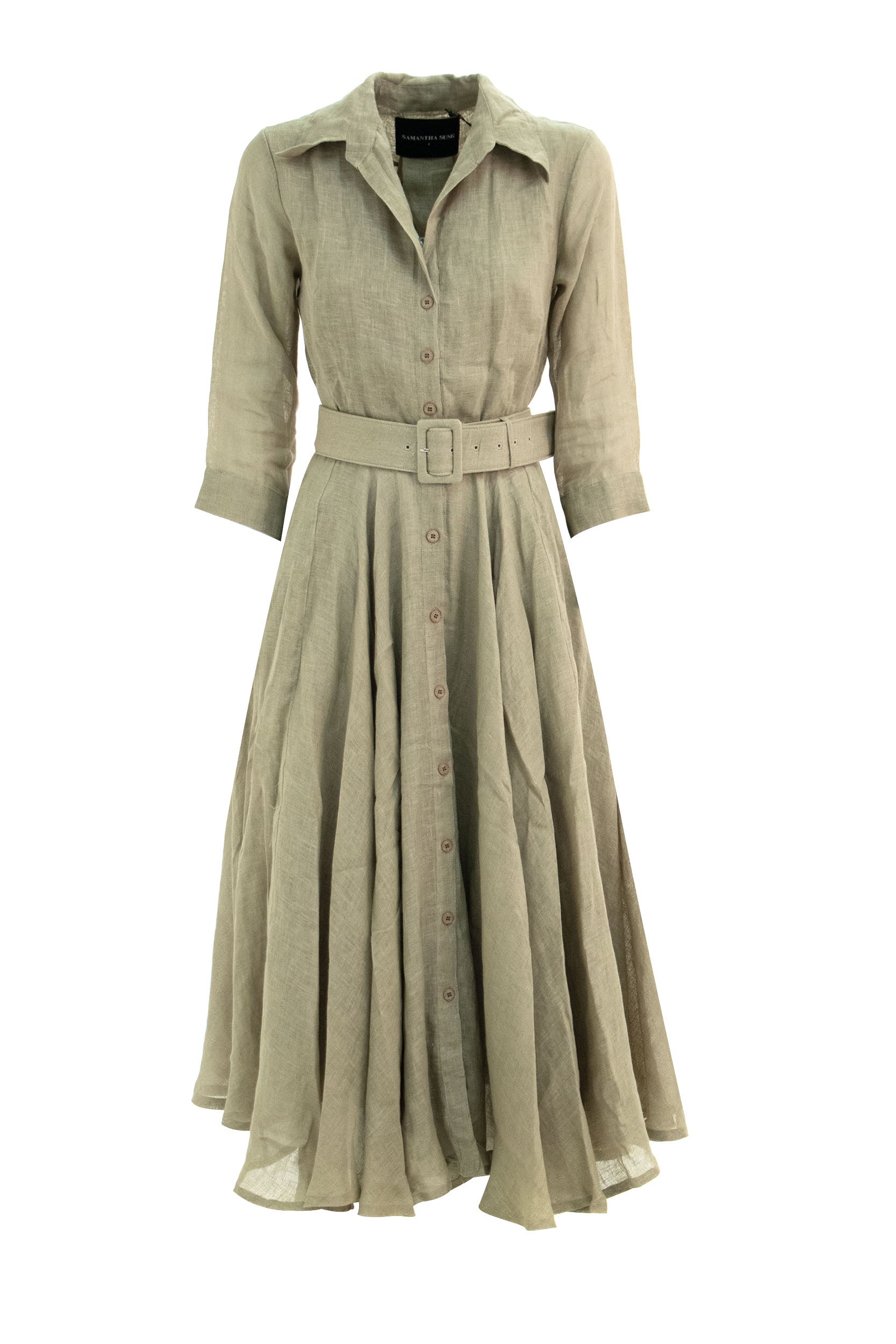 Abito<BR/> ASTER DRESS KHAKI S-SUNG