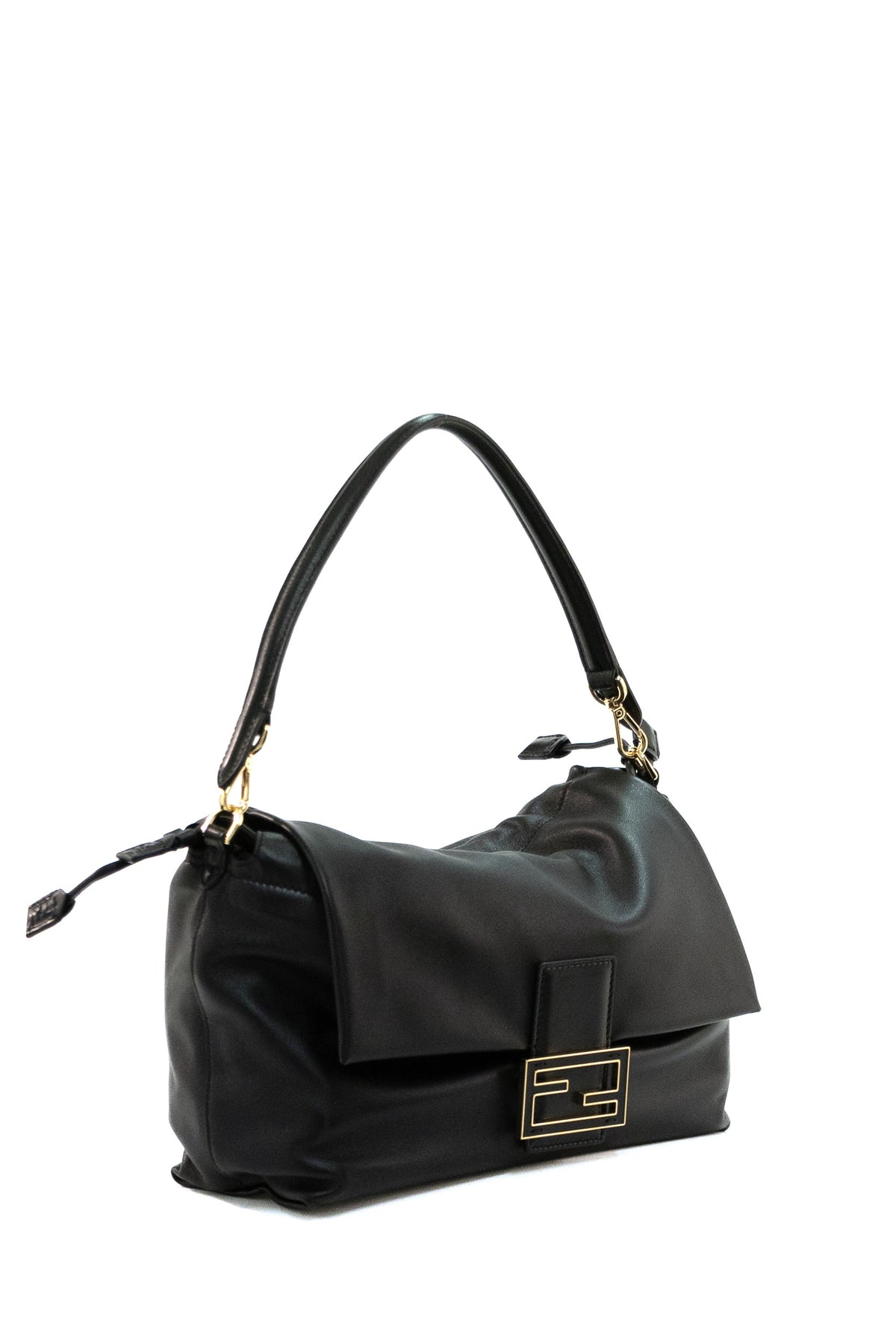 FENDI Mamma Baguette Large, Nero, vista 2
