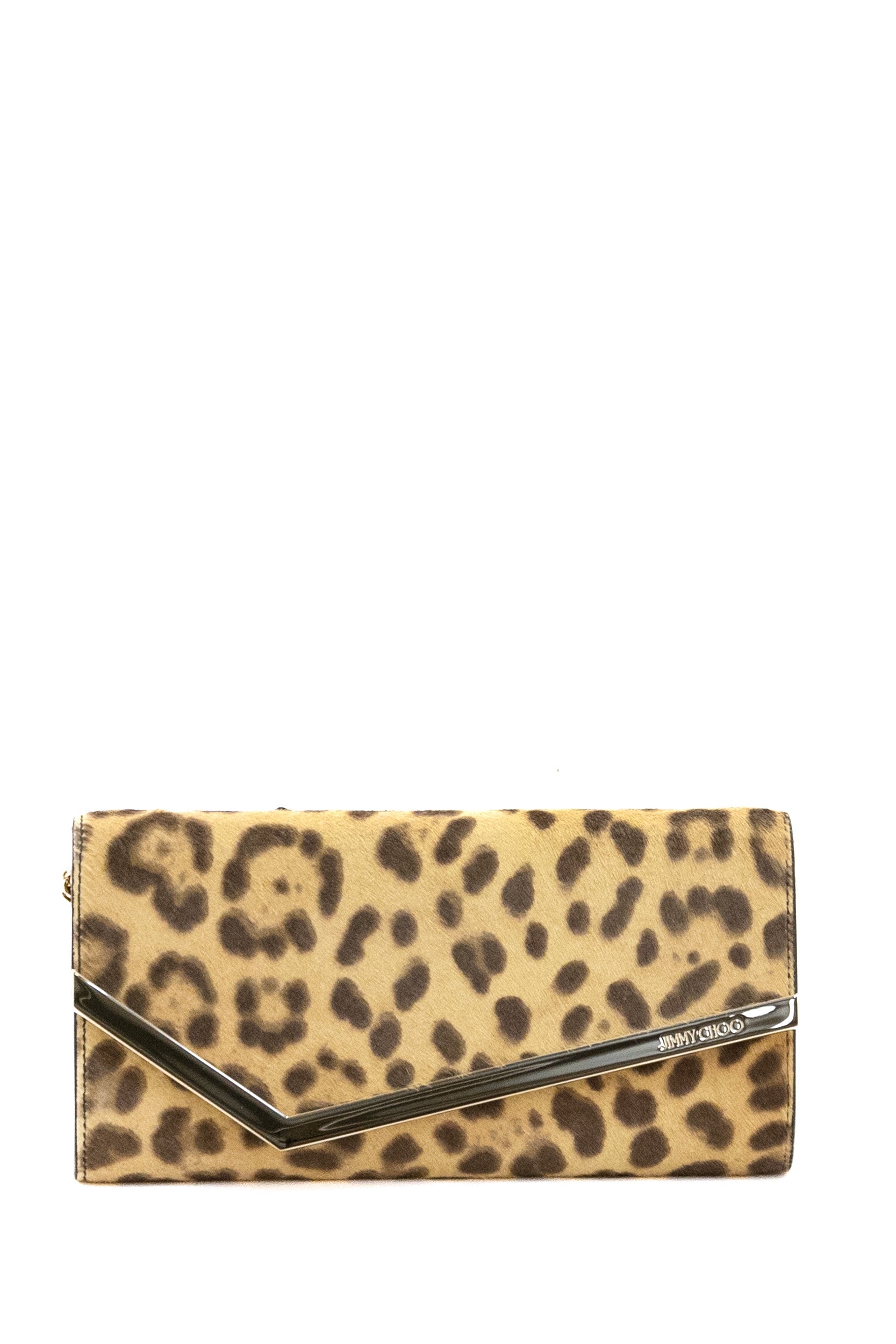 Clutch Emmie<BR/> EMMIE LOP NATURAL/LIGHT GOLD JIMMY CHOO