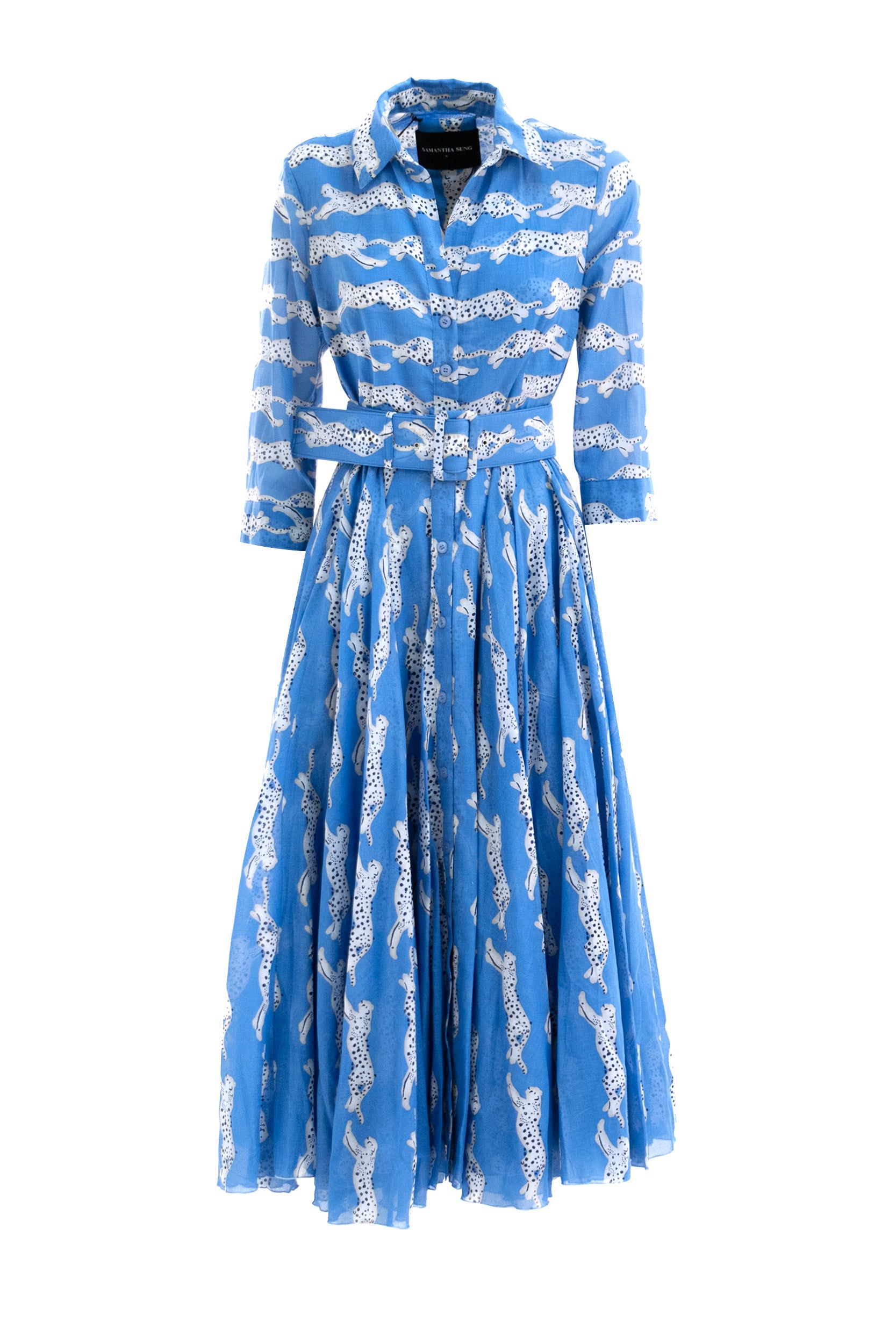 Abito<BR/> ASTER DRESS/TIGER SOFT BLUE S-SUNG