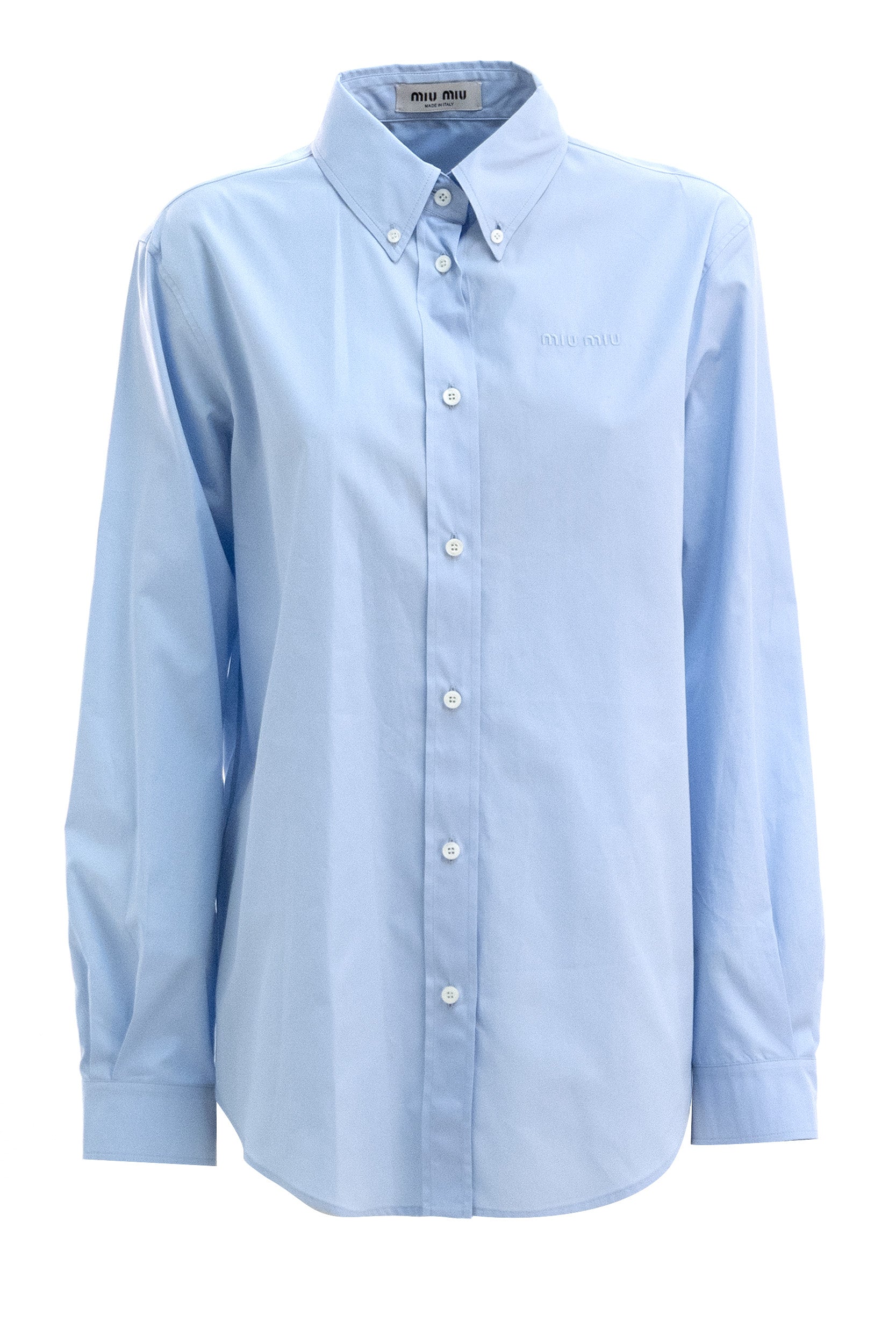 Camicia in Popeline<BR/> MK1693 S OOO 19SE F0013 MIU MIU