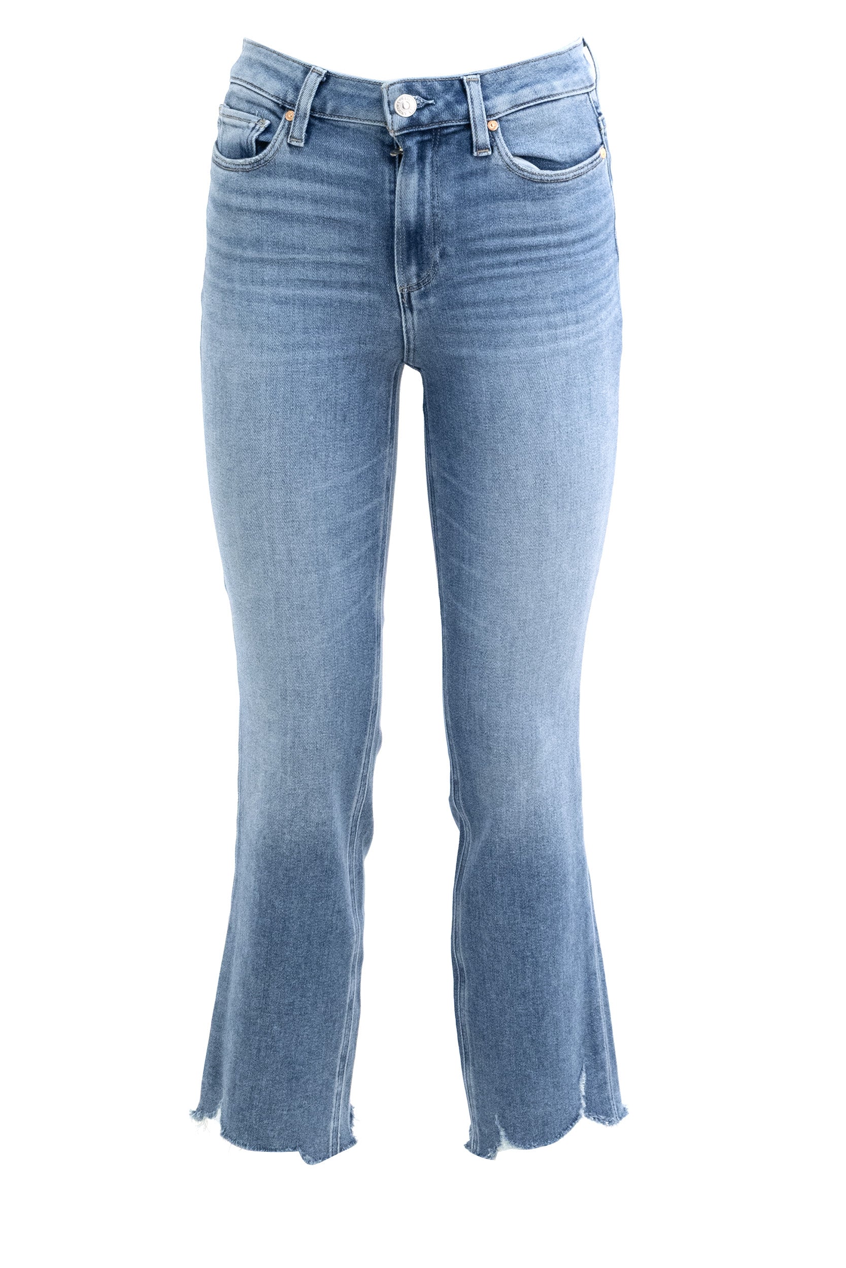 Jeans in cotone di colore azzurro<BR/> 5512E77-6491 W6491 PAIGE