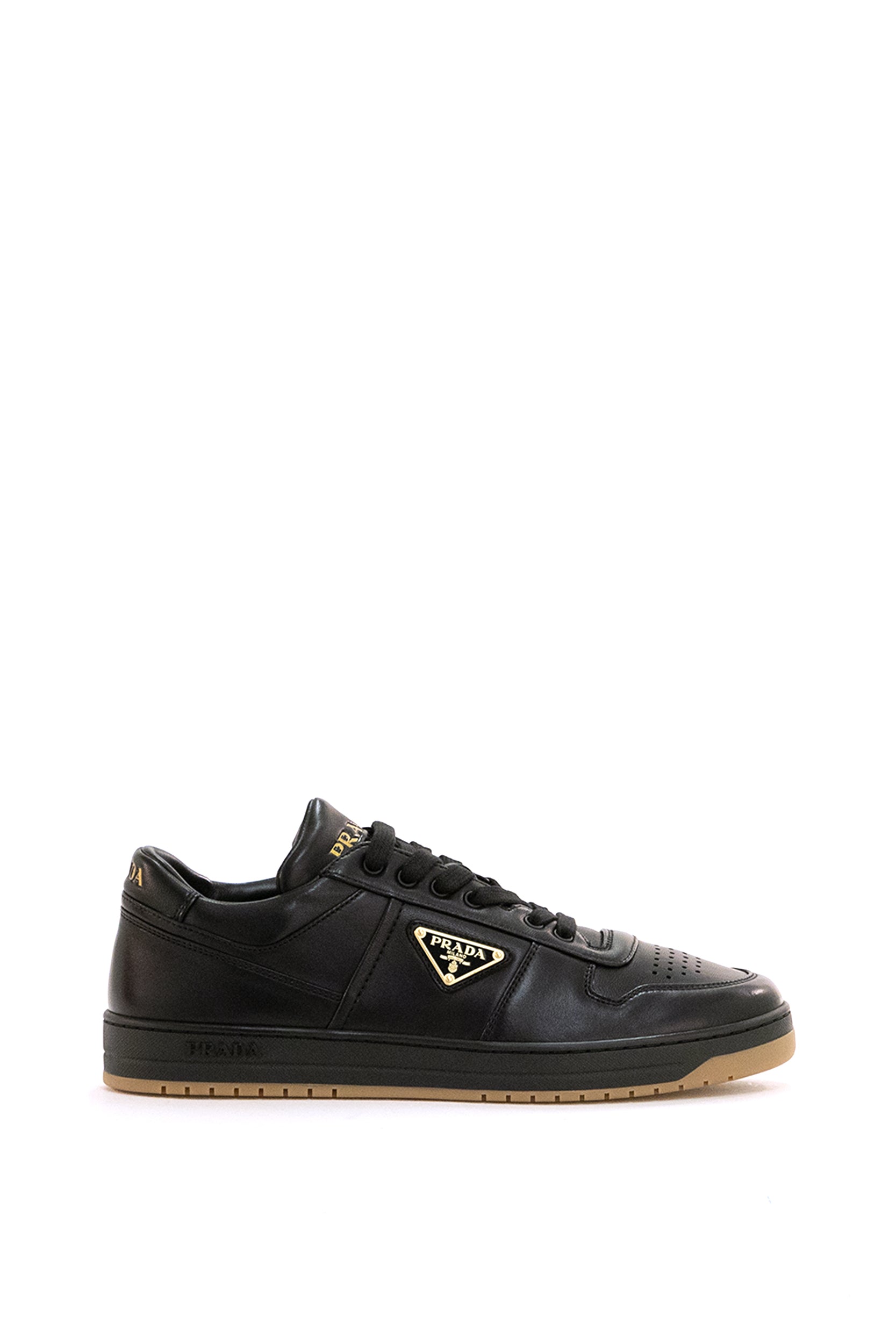 Sneakers Downtown in nappa di colore nero<BR/> 2EE364 F D001 038 F0633 PRADA