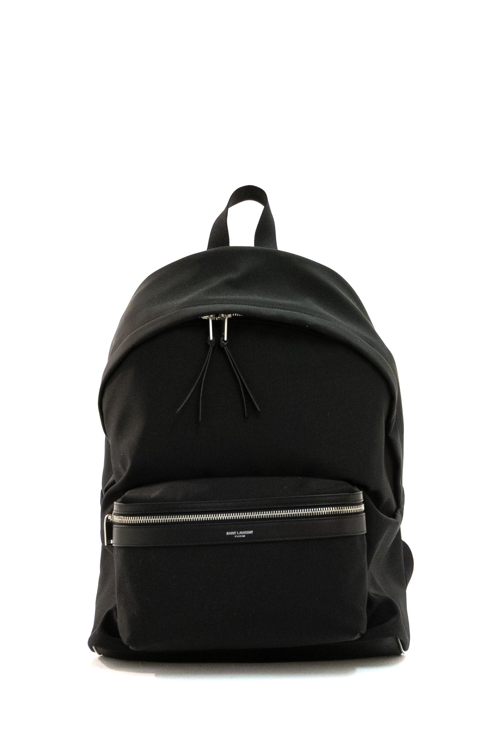 Zaino City in Tela, Nylon e Pelle<BR/> 534967 FAEYY 1000 SAINT LAURENT