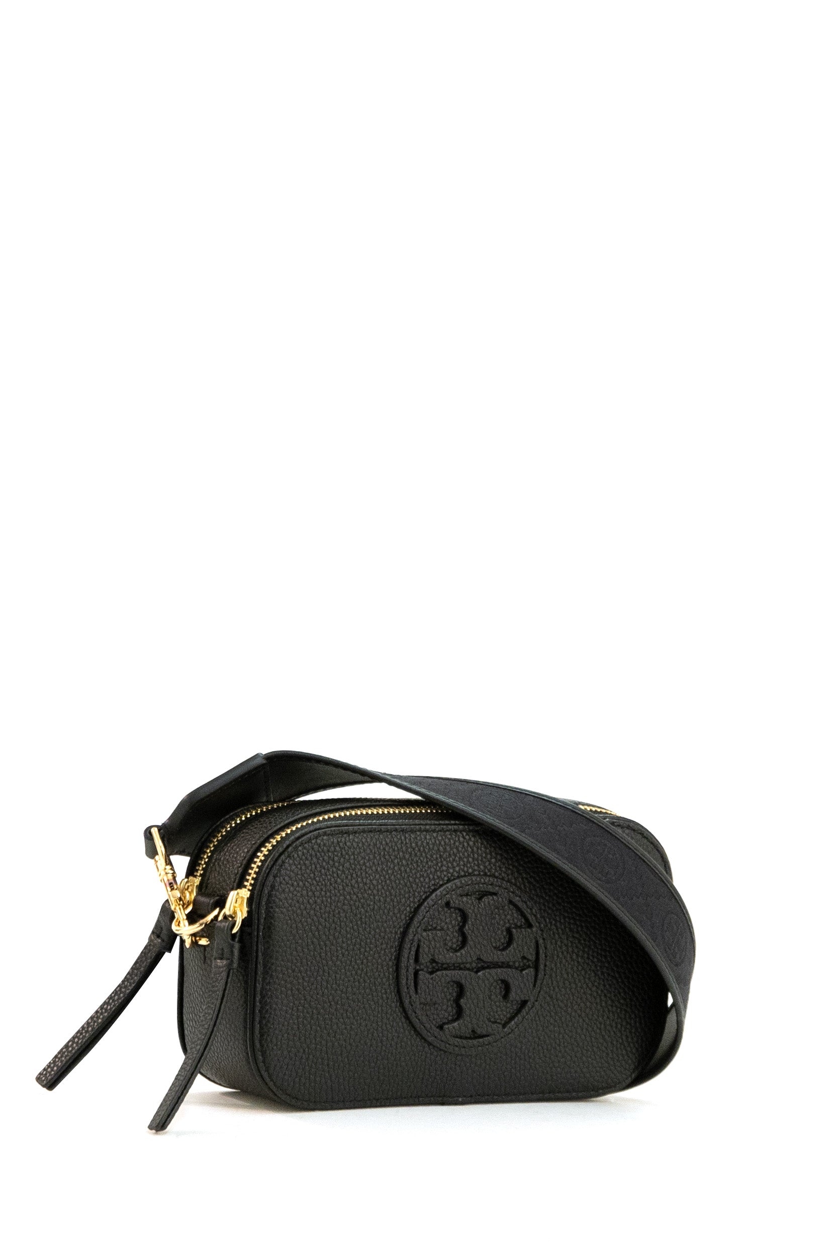 Borsa Mini Miller in pelle martellata di colore nero<BR/> 171956 001 TORY BURCH