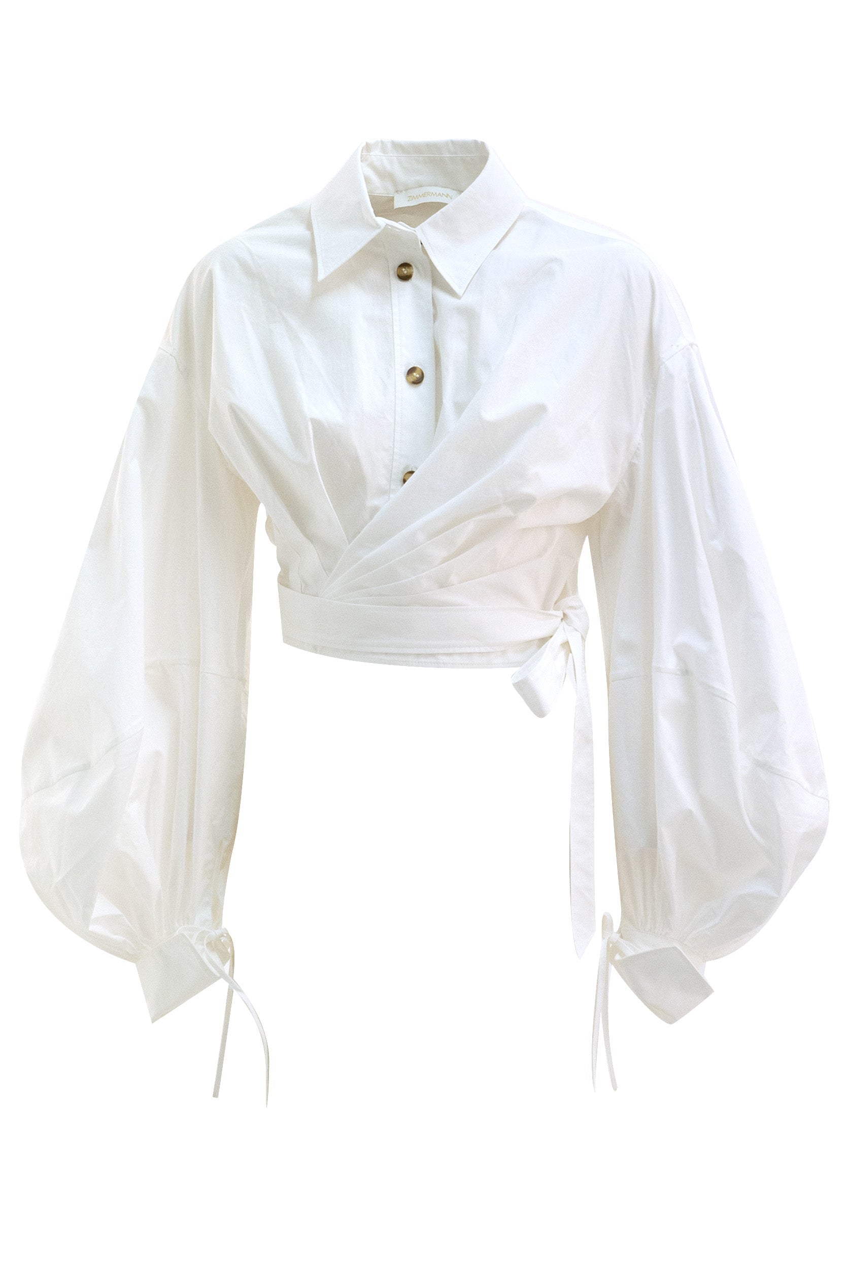 Blusa Rebellion in Popeline<BR/> 7124TC261 IVORY ZIMMERMANN