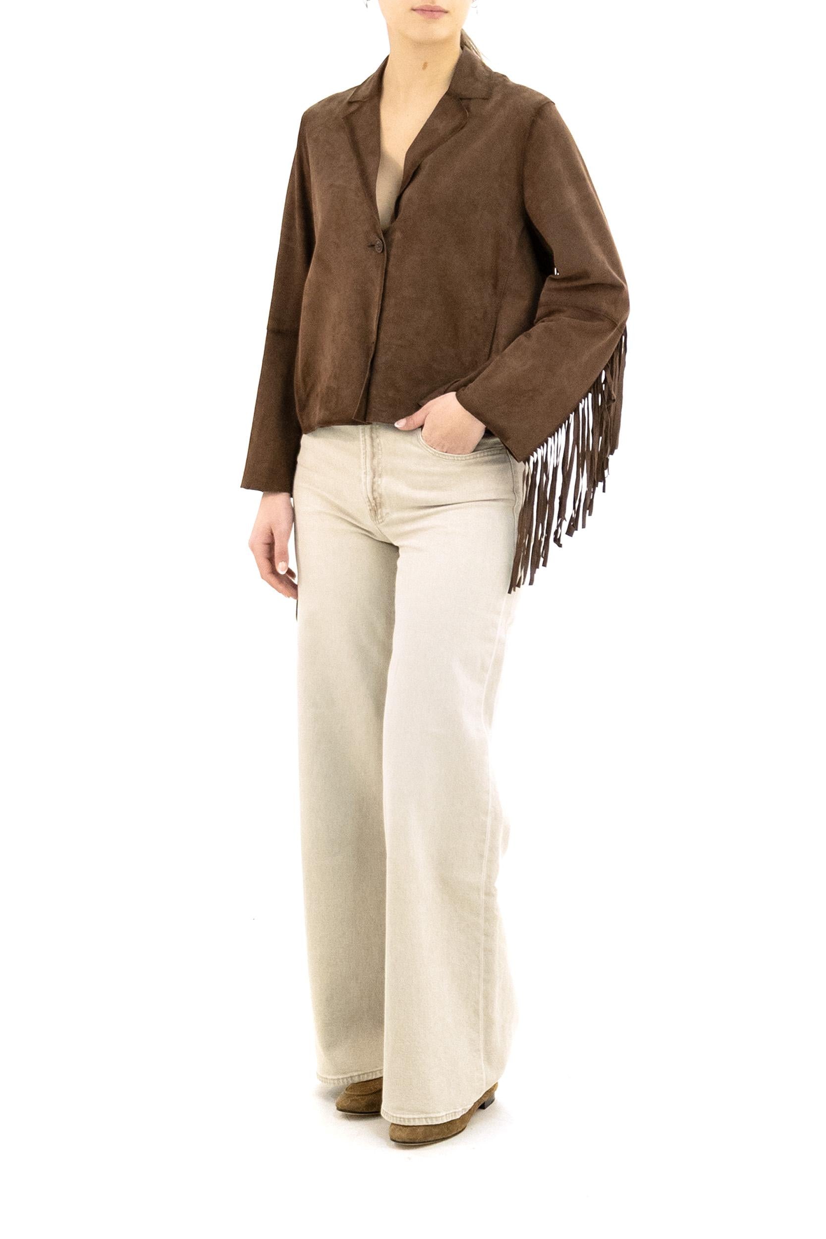 Giacca in Pelle Scamosciata<BR/> BE26-8730/FR BLS B360 BULLY