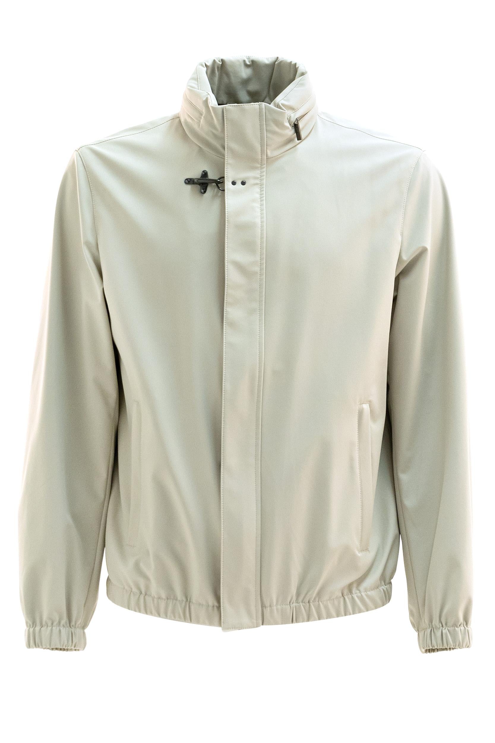 Bomber Travel in nylon stretch di colore beige chiaro<BR/> NAM1252047SVUW C205 FAY