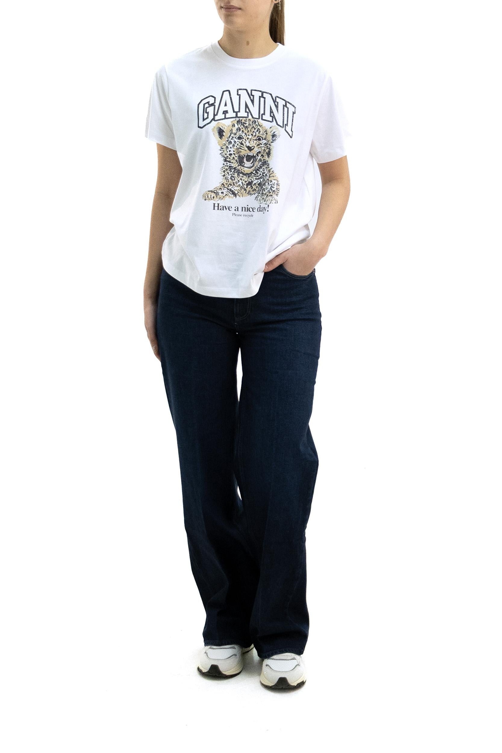 T-shirt T4124 943 GANNI