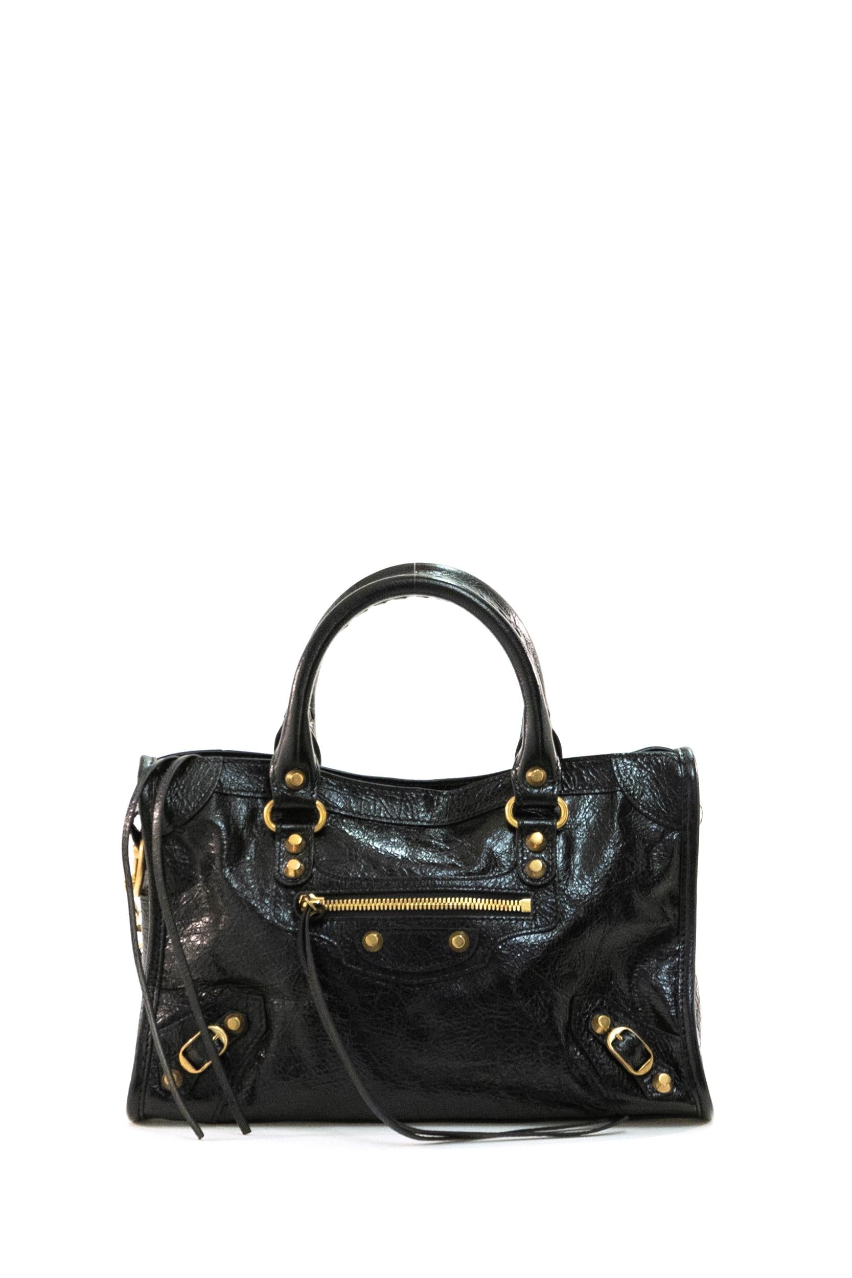 Borsa Le City Piccola in Nappa<BR/> 811442 210F6 1000 BALENCIAGA