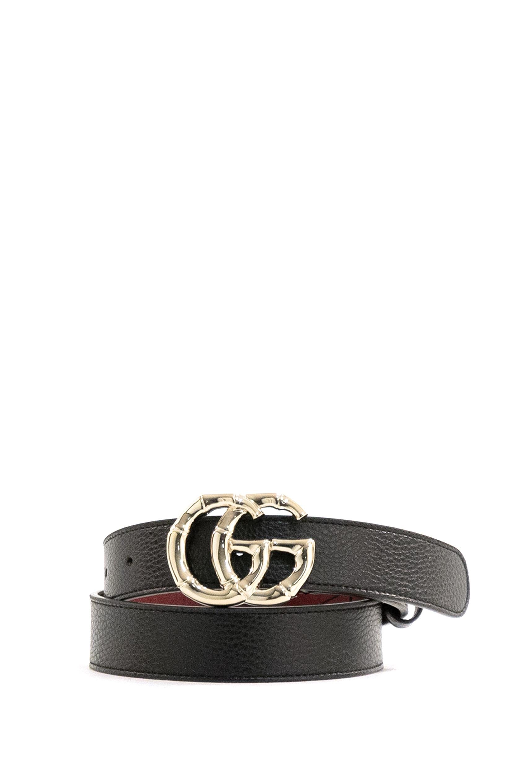 Cintura GG Marmont color nero<BR/> 847228 AAEAO 1000 GUCCI