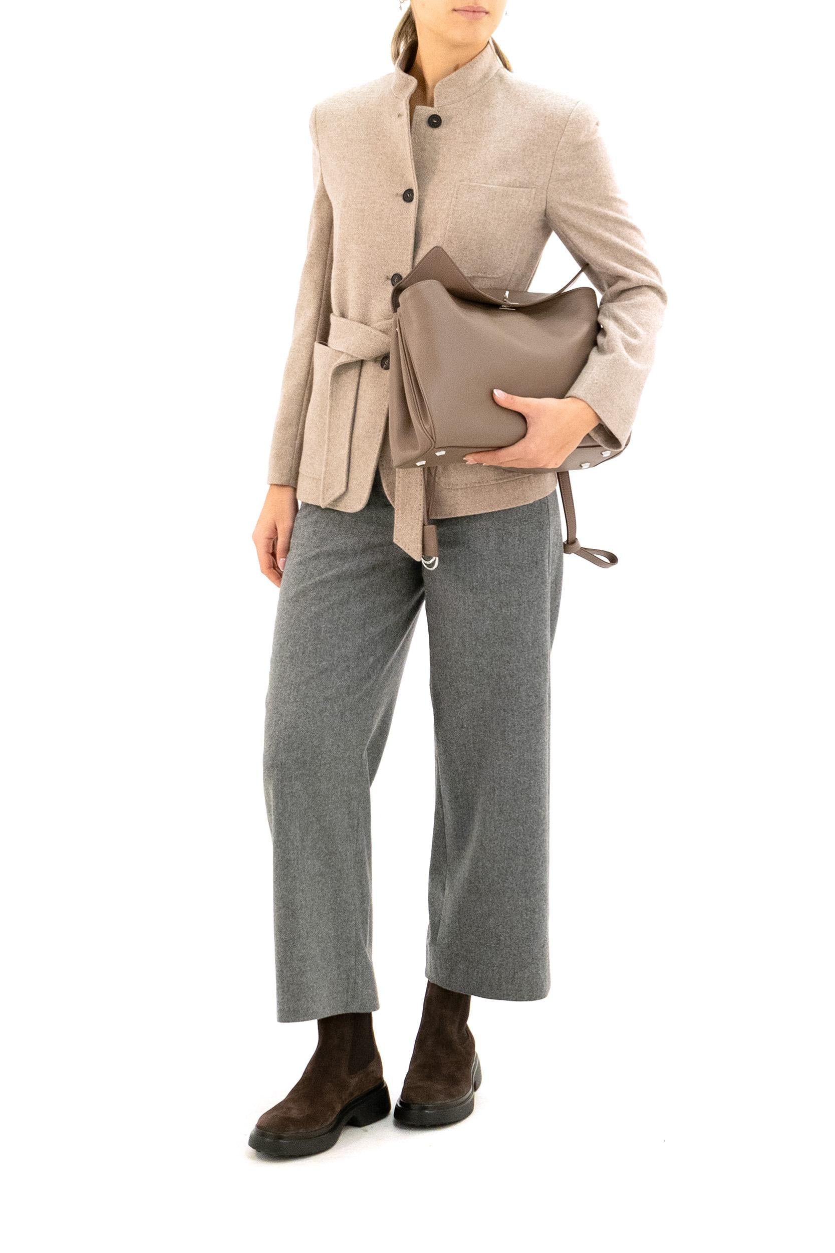 Giacca in cachemire color sabbia<BR/> FALLA 024 MAX MARA