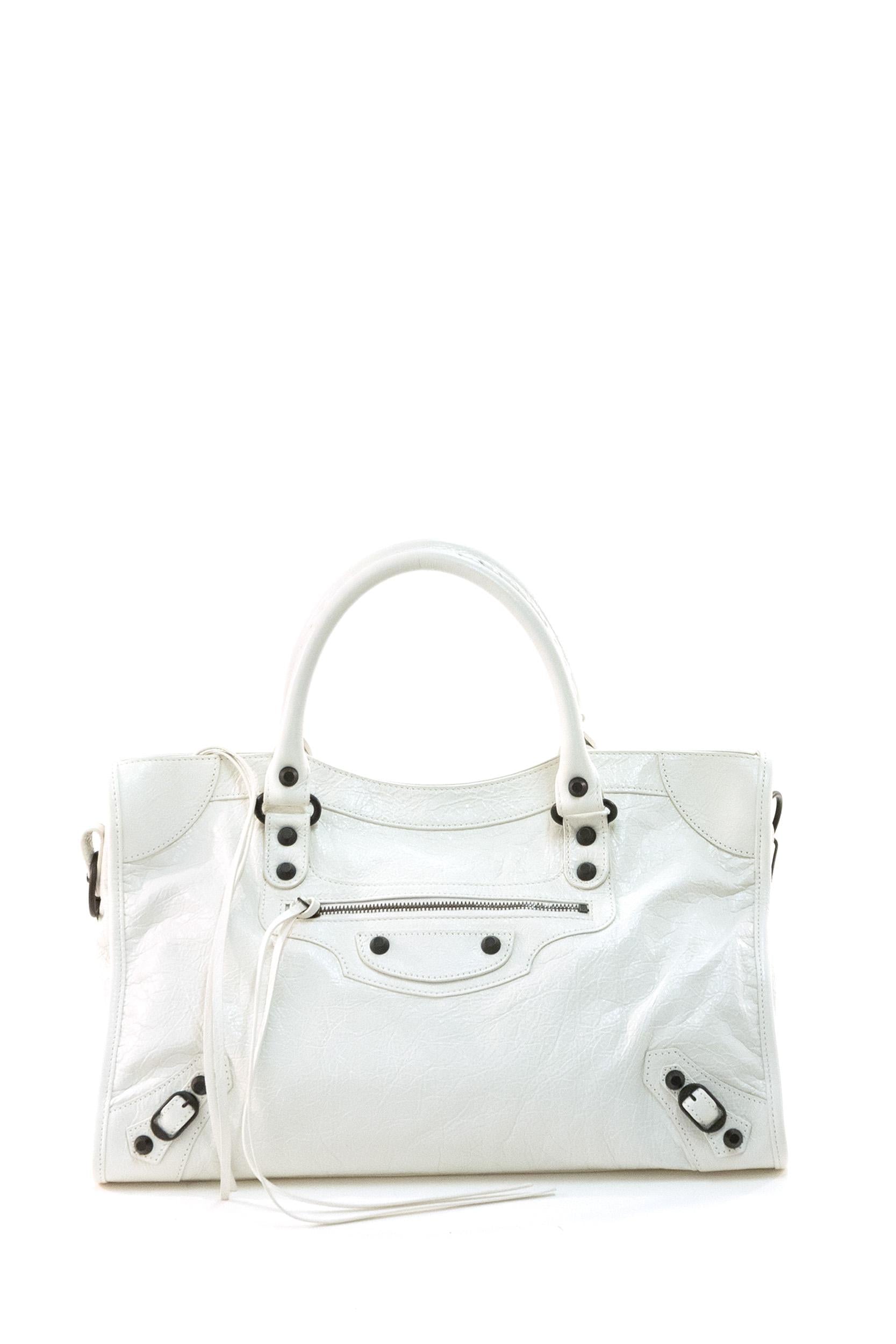 Borsa Le City Media in Nappa<BR/> 823058 2ABEK 9104 BALENCIAGA