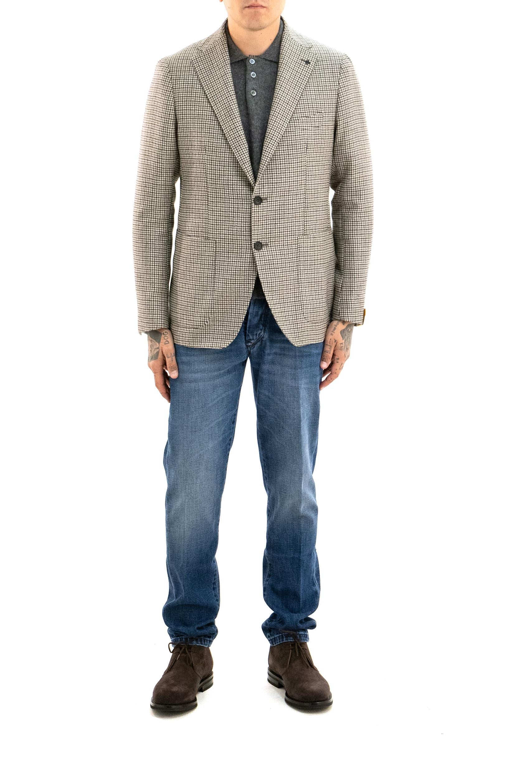 Jeans in denim di cotone blu<BR/> JFIVE 503 0503 BARBA