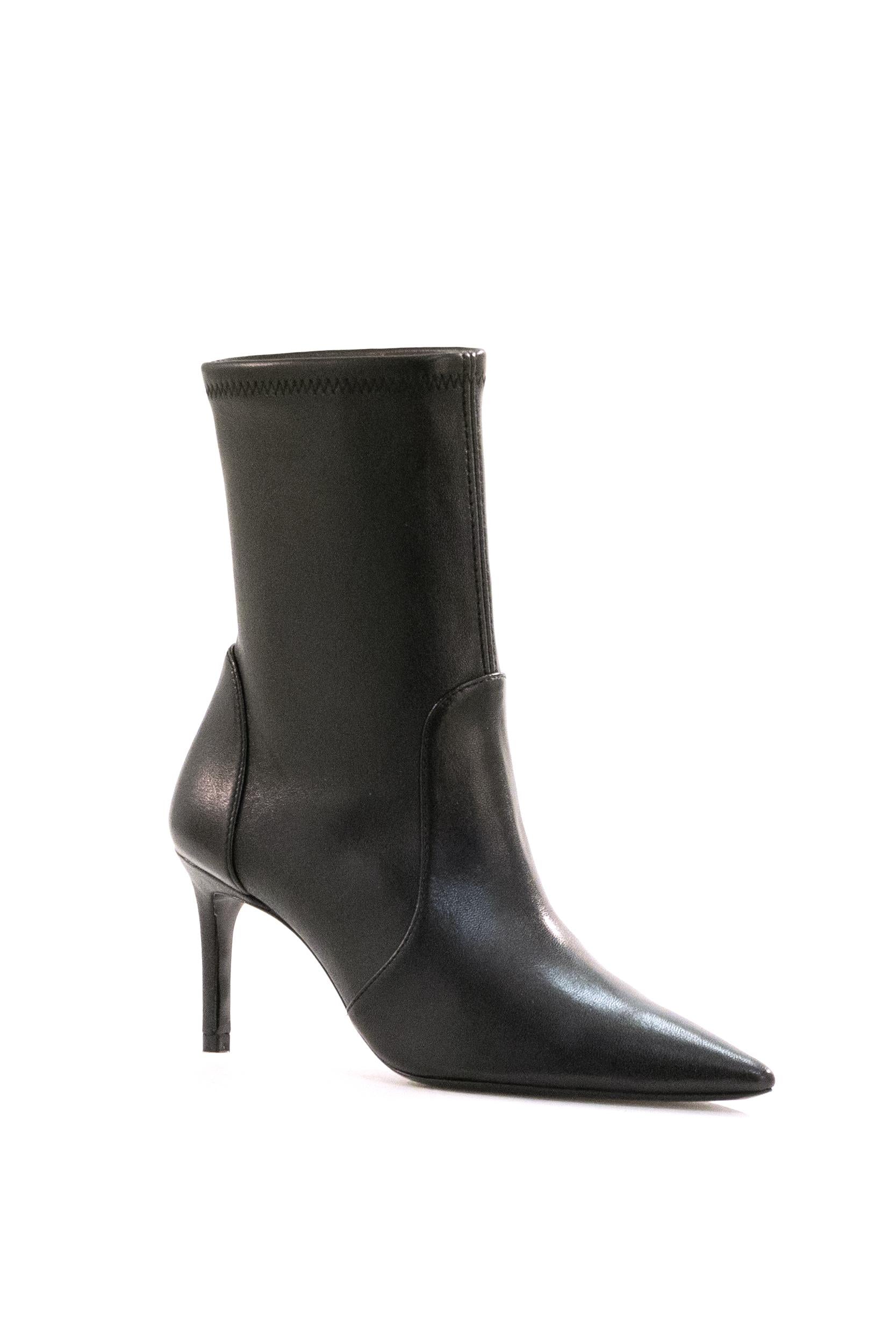 Stivaletti Power Bootie<BR/> STUART POWER BTE 75 BLACK STUART WEITZMAN
