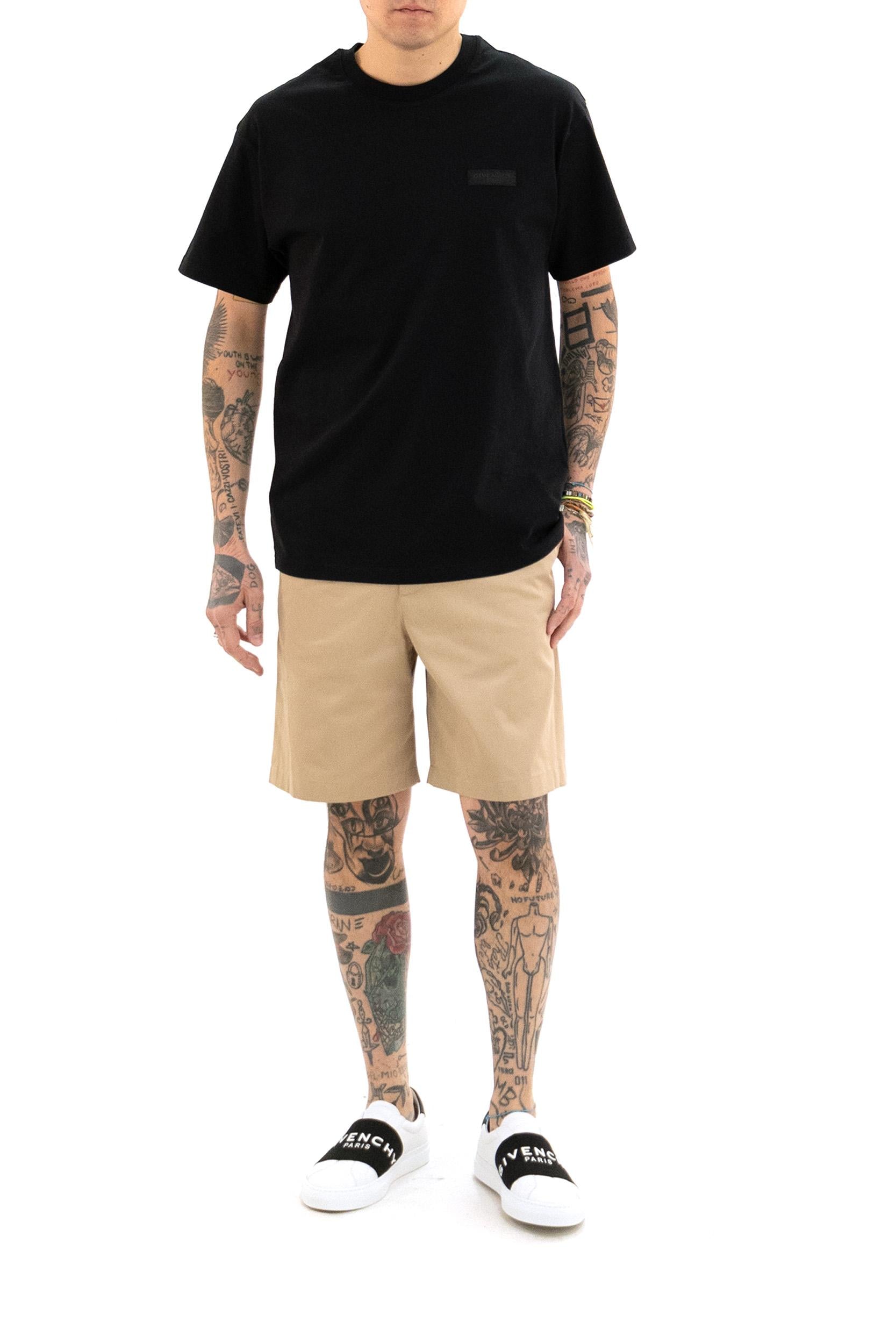 Bermuda chino in cotone di colore beige<BR/> BM51PQ15XZ 250 GIVENCHY