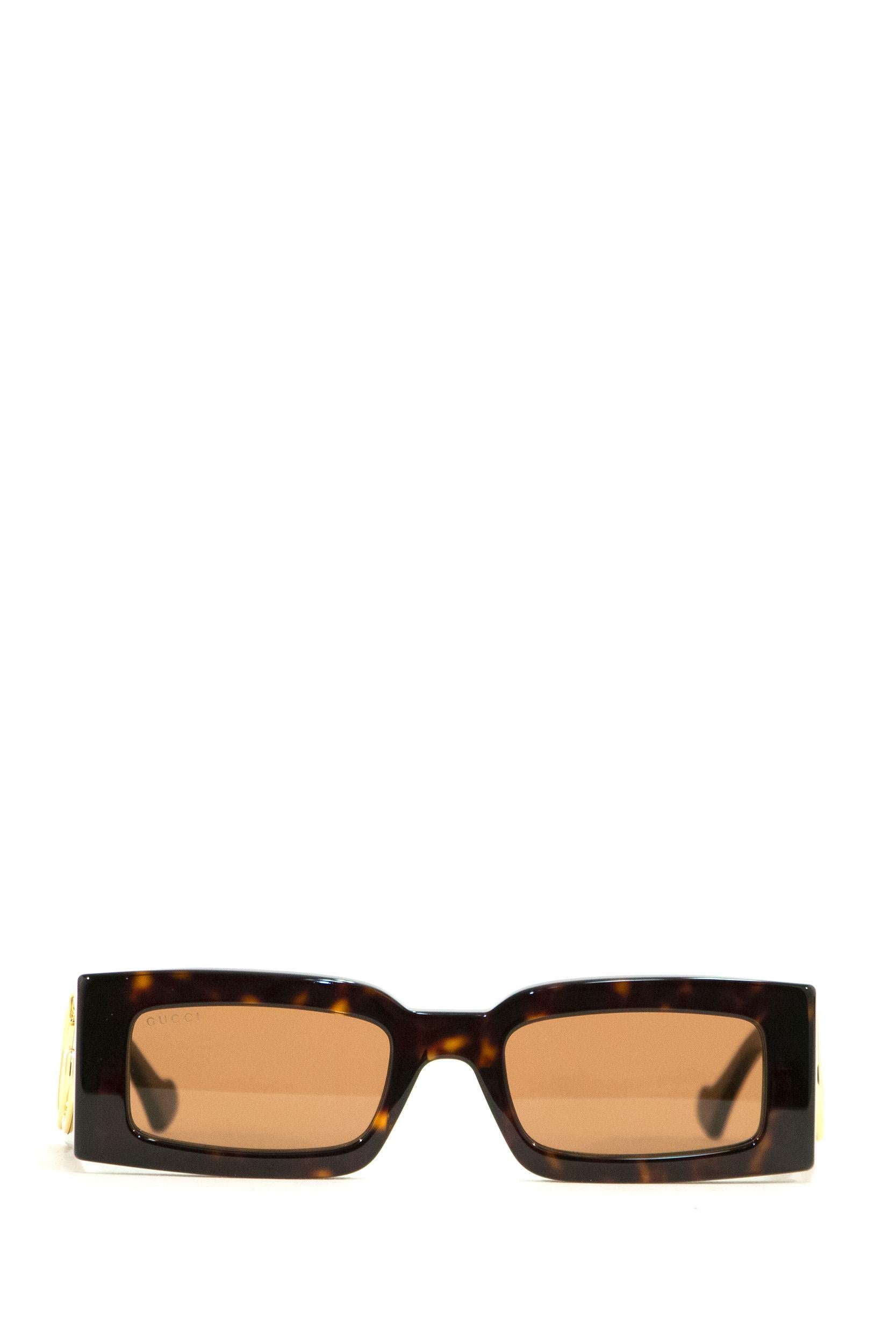 Occhiali da Sole Rettangolari<BR/> 755254 J0740 2323 GUCCI