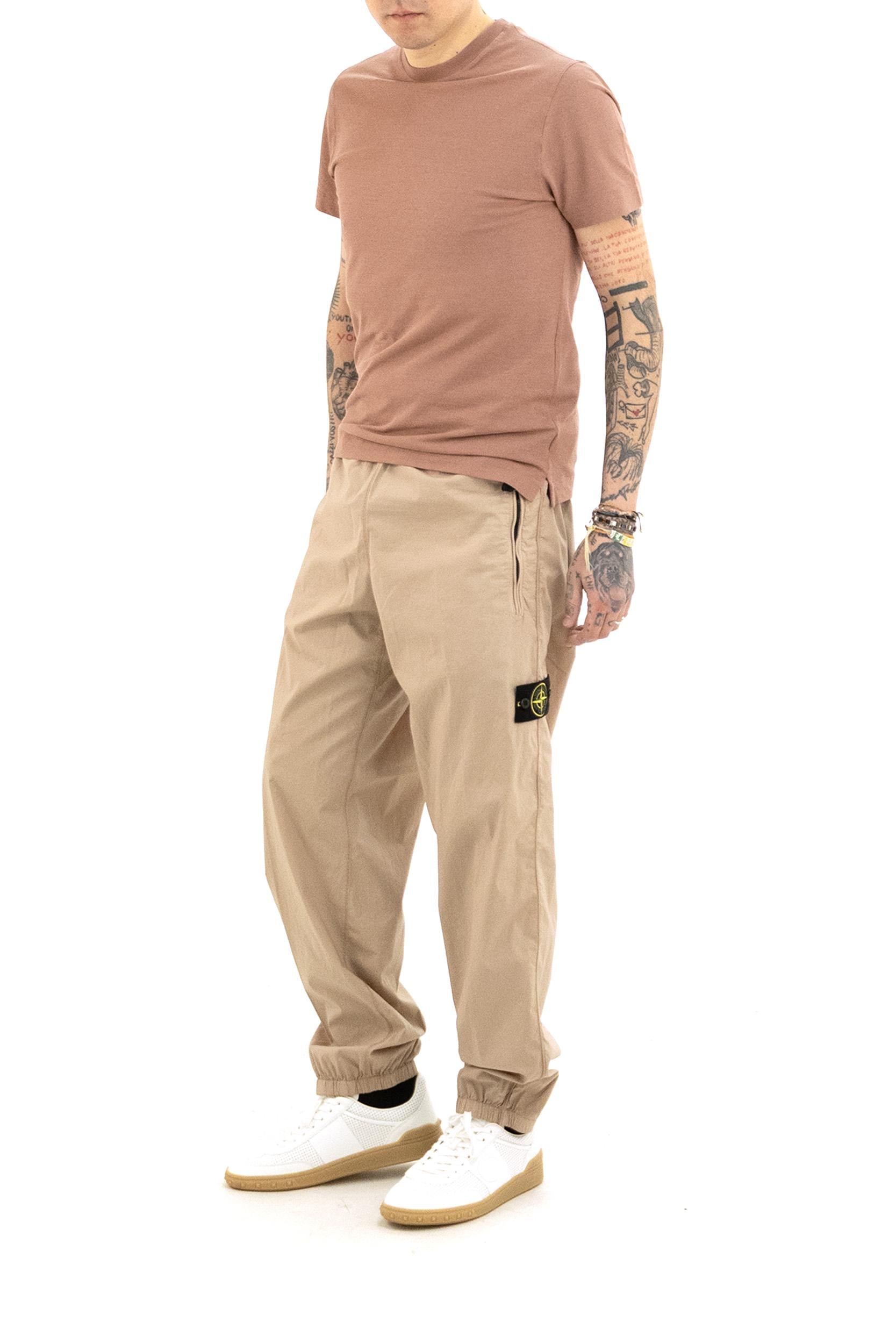 Pantalone Jogger in Cotone Stretch<BR/> L1S153100049 S0003 V009A STONE ISLAND