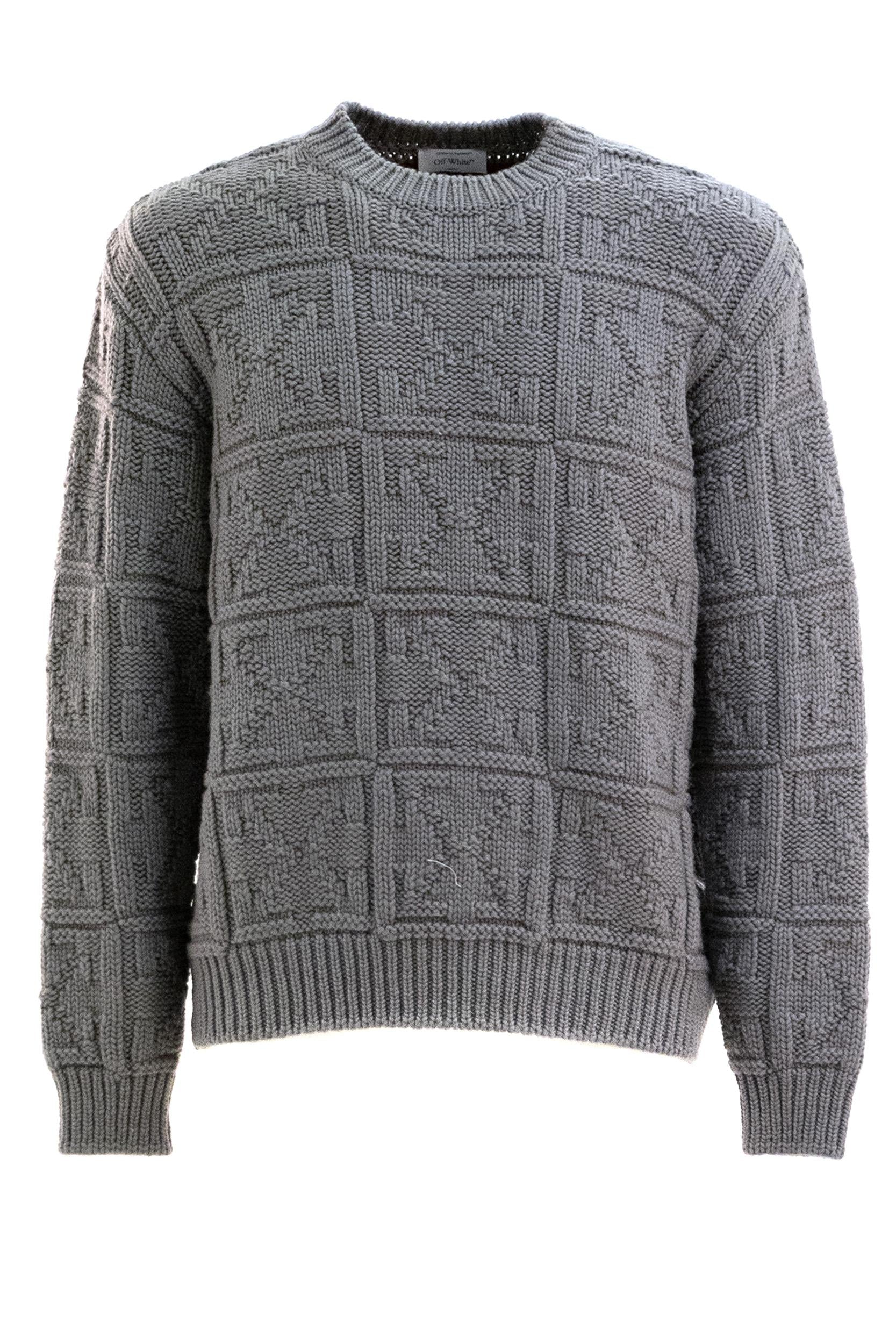 Pullover<BR/> OMHE20PF25KNI001 0929 OFF WHITE