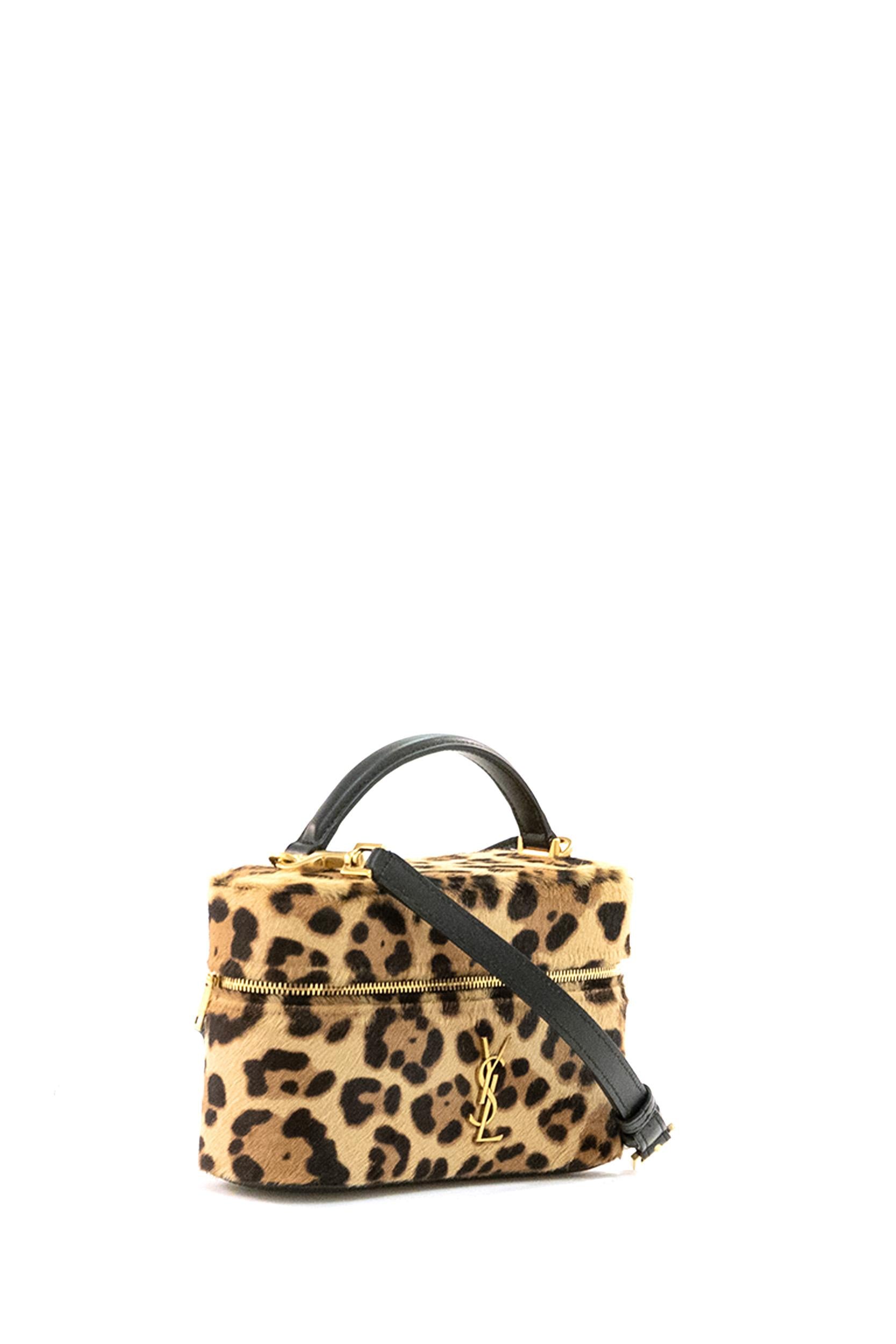 Borsa Vanity Gaby in cavallino stampa leopardo<BR/> 798098 AAE6T 2490 SAINT LAURENT