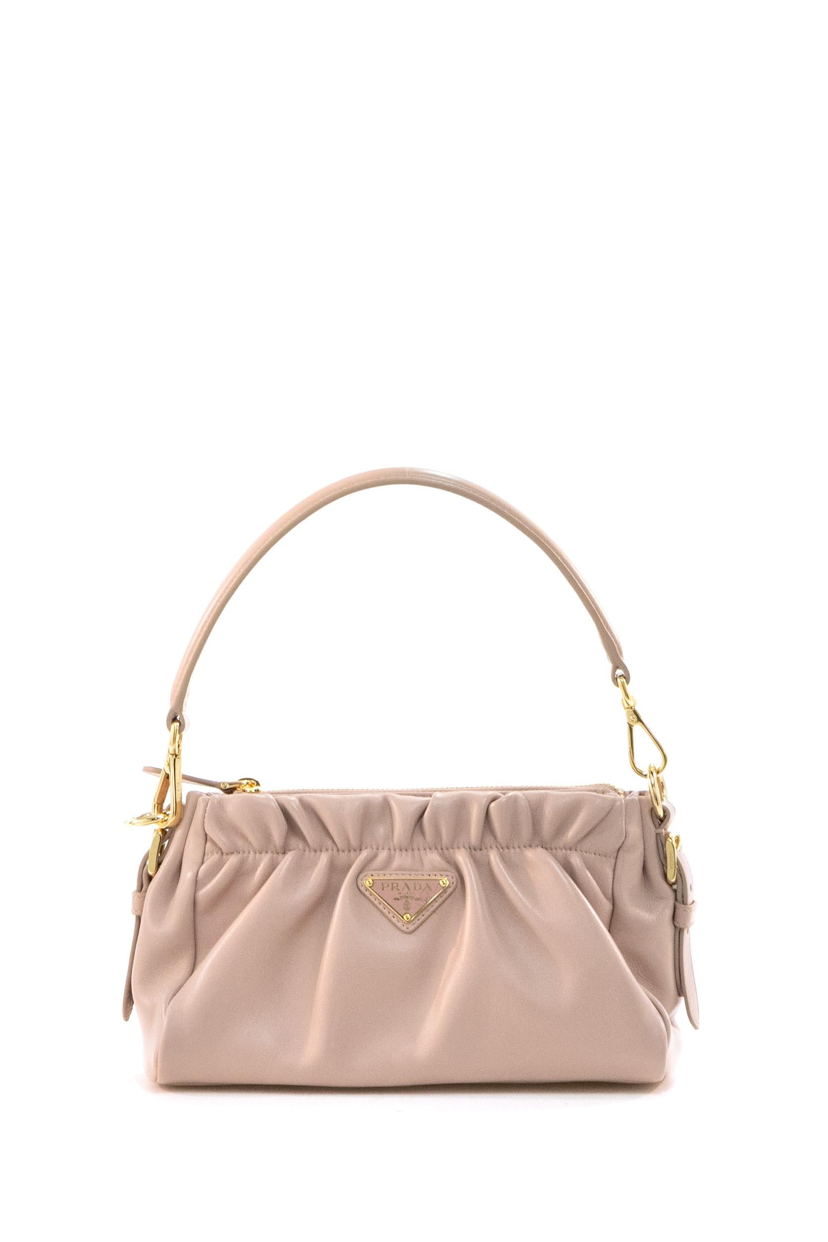Borsa a Mano in Nappa<BR/> 1BC270 2DX8 F0D91 PRADA