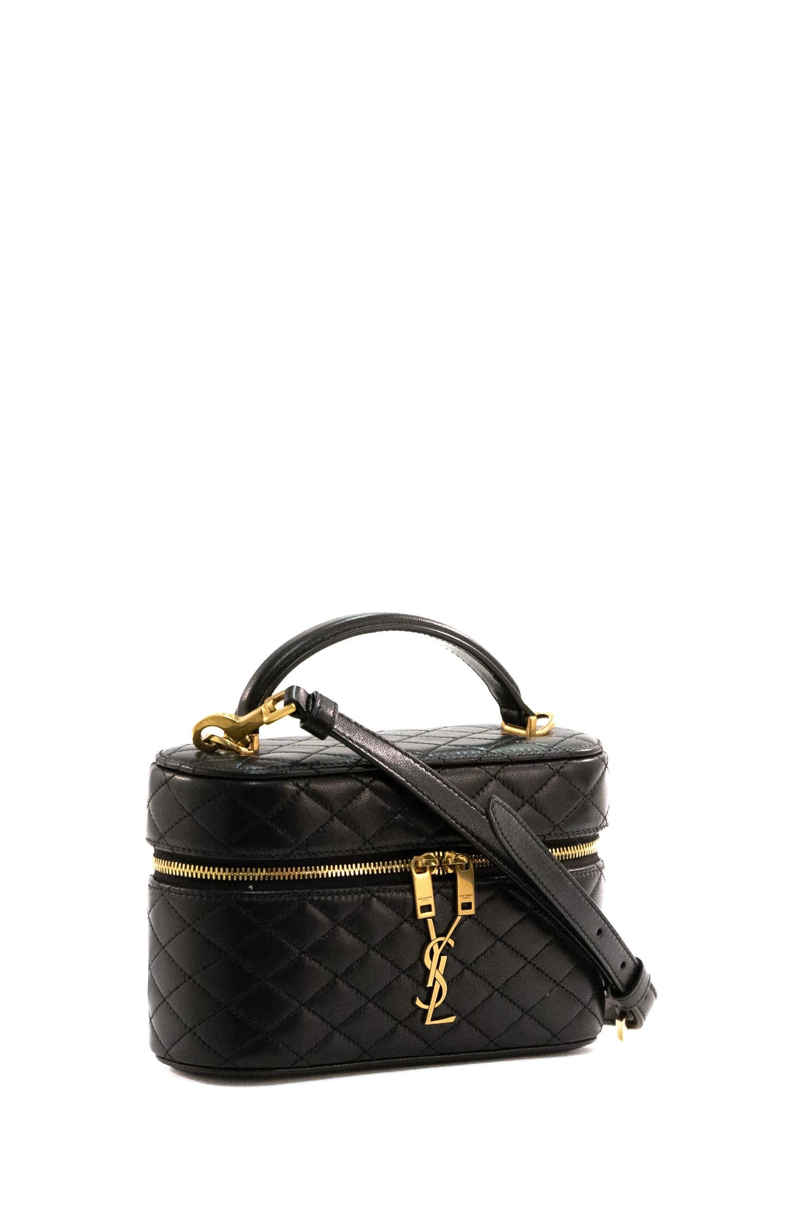 Borsa Vanity Gaby in nappa matelassè. 766731 1EL07 1000 SAINT LAURENT