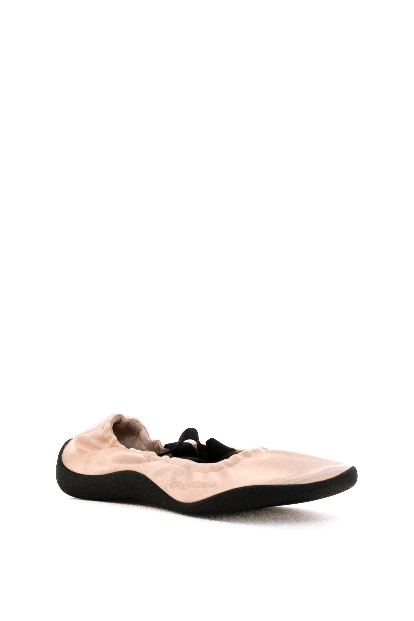 Ballerine Shibuya in satin di colore rosa<BR/> 853993 W2H8L 5231 BALENCIAGA