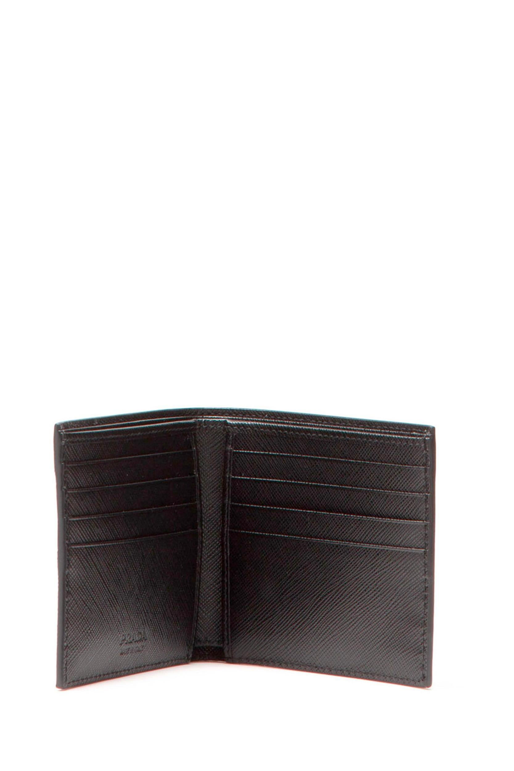 Portafoglio in Saffiano 2MO513 QME F0002NERO PRADA