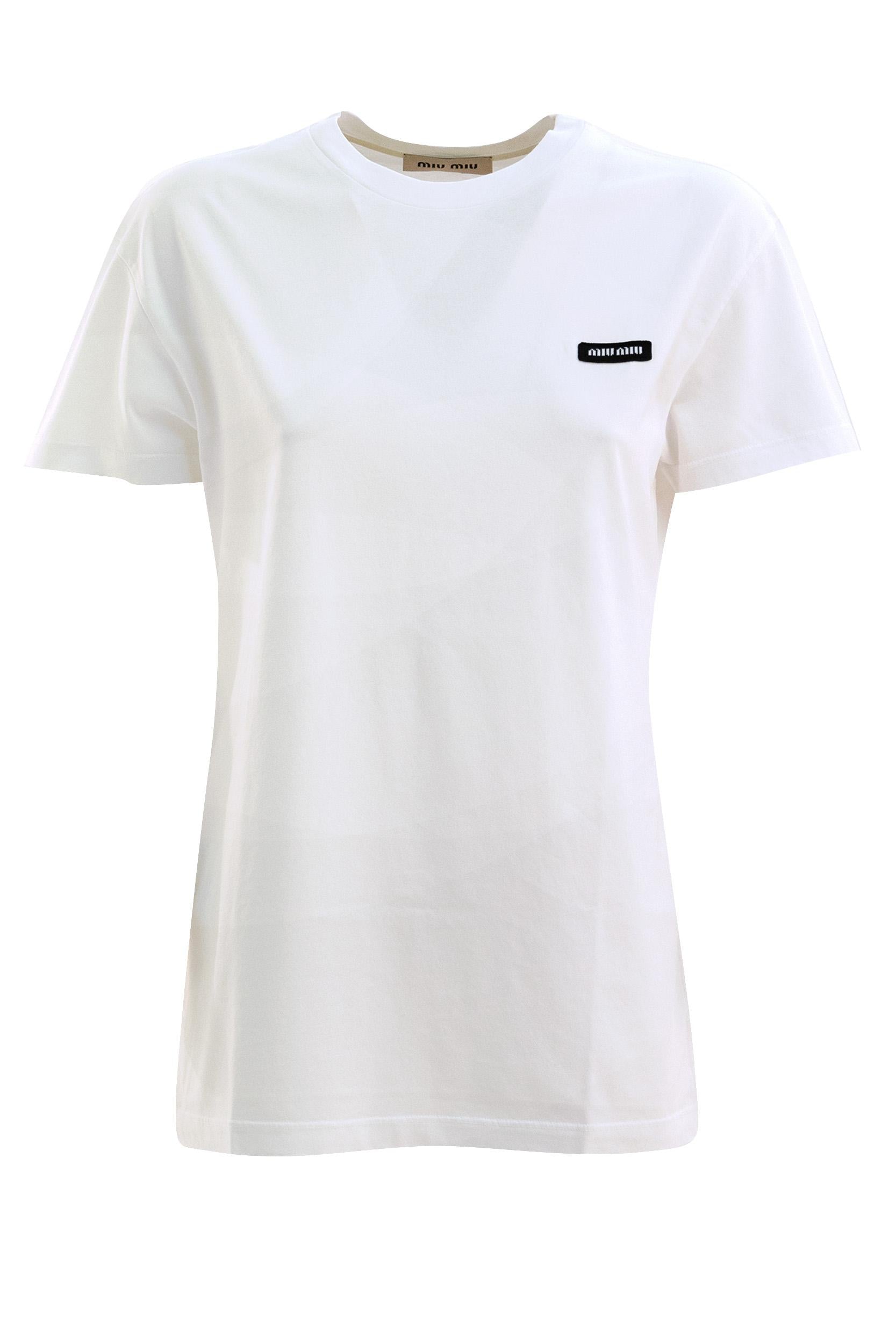 Pack 3 T-shirt<BR/> MJE15 S OOO 17UZ F0UP4 MIU MIU