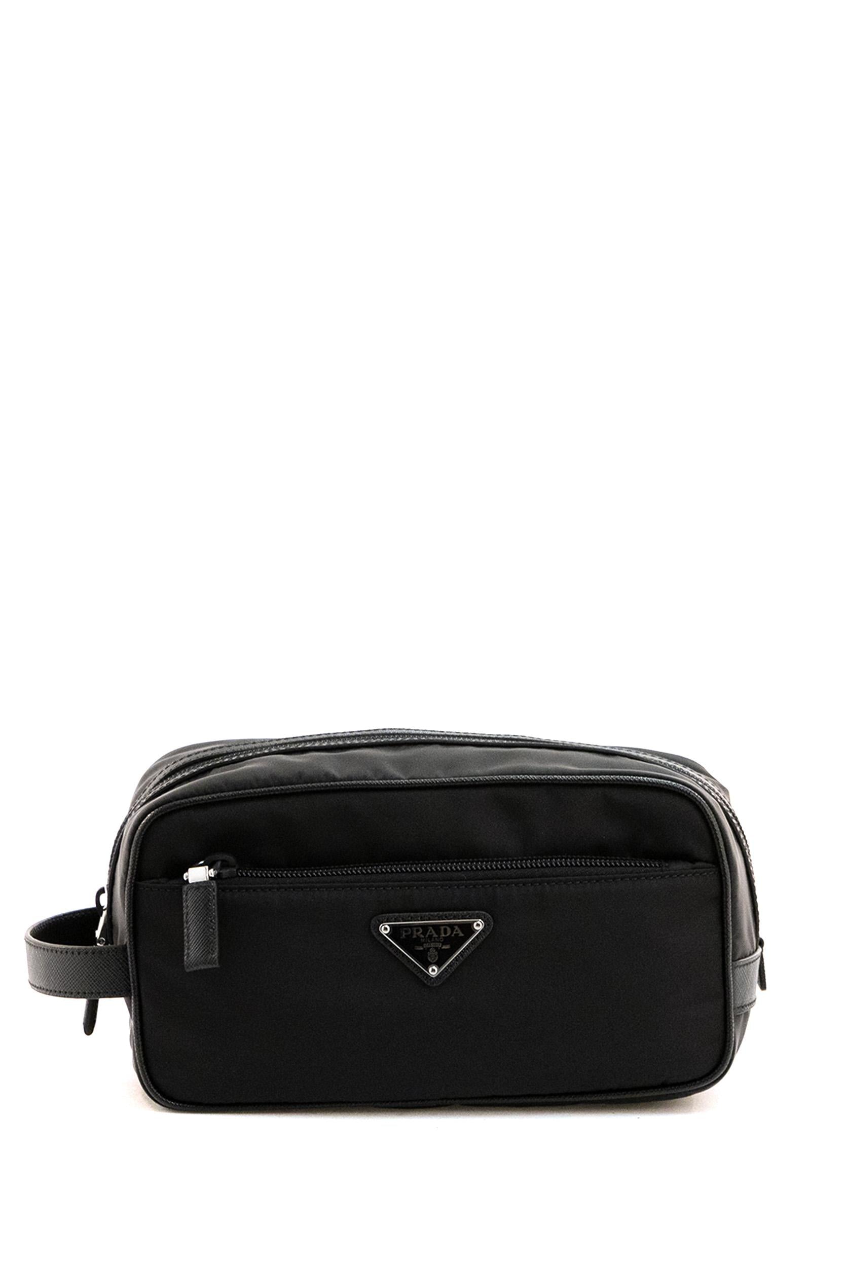 Beauty case in Re-nylon color nero <BR/> 2NA819 2DMH F0002 PRADA