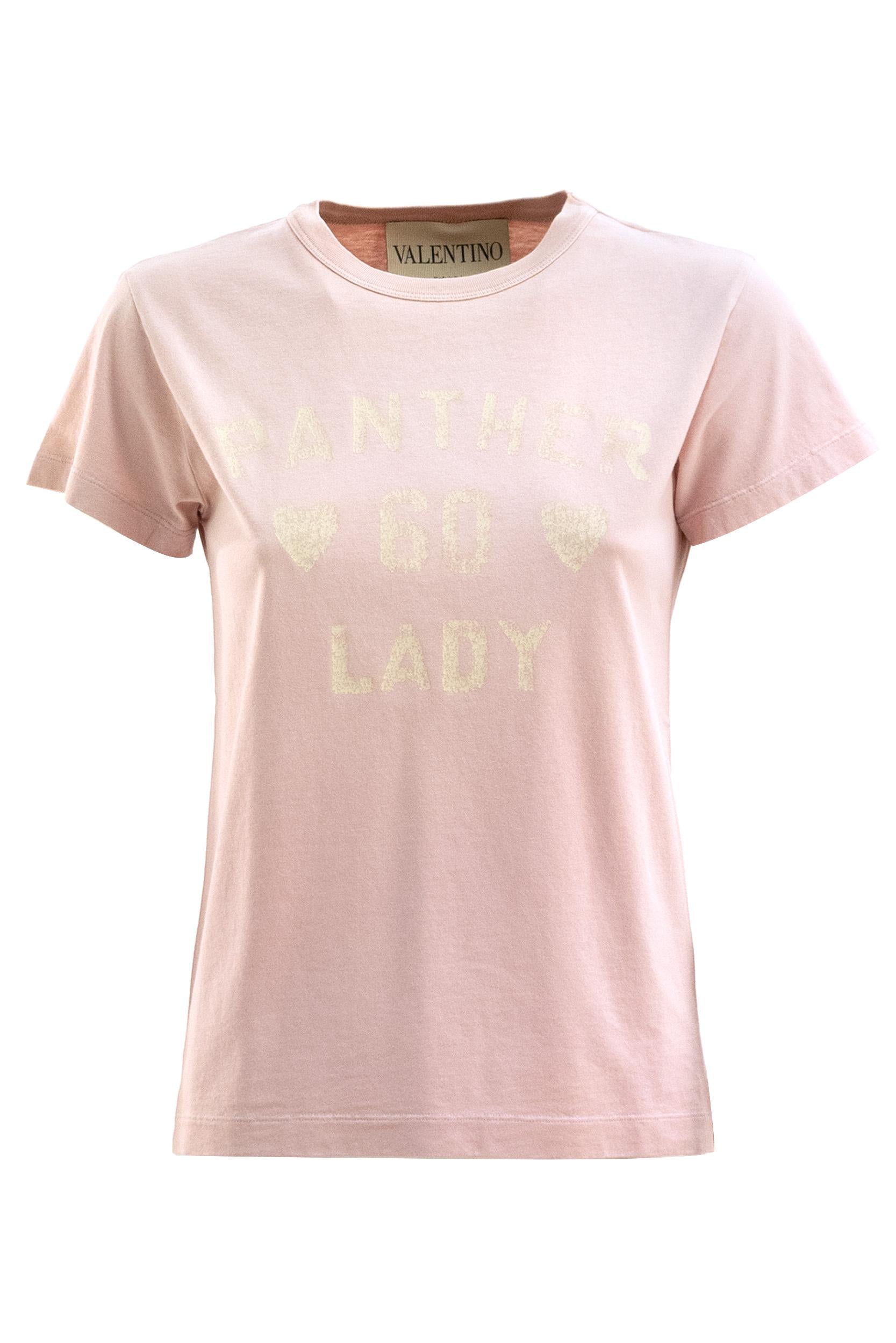 T-shirt in Jersey con Stampa<BR/> 8B3MG24Y9GL C5R VALENTINO GARAVANI