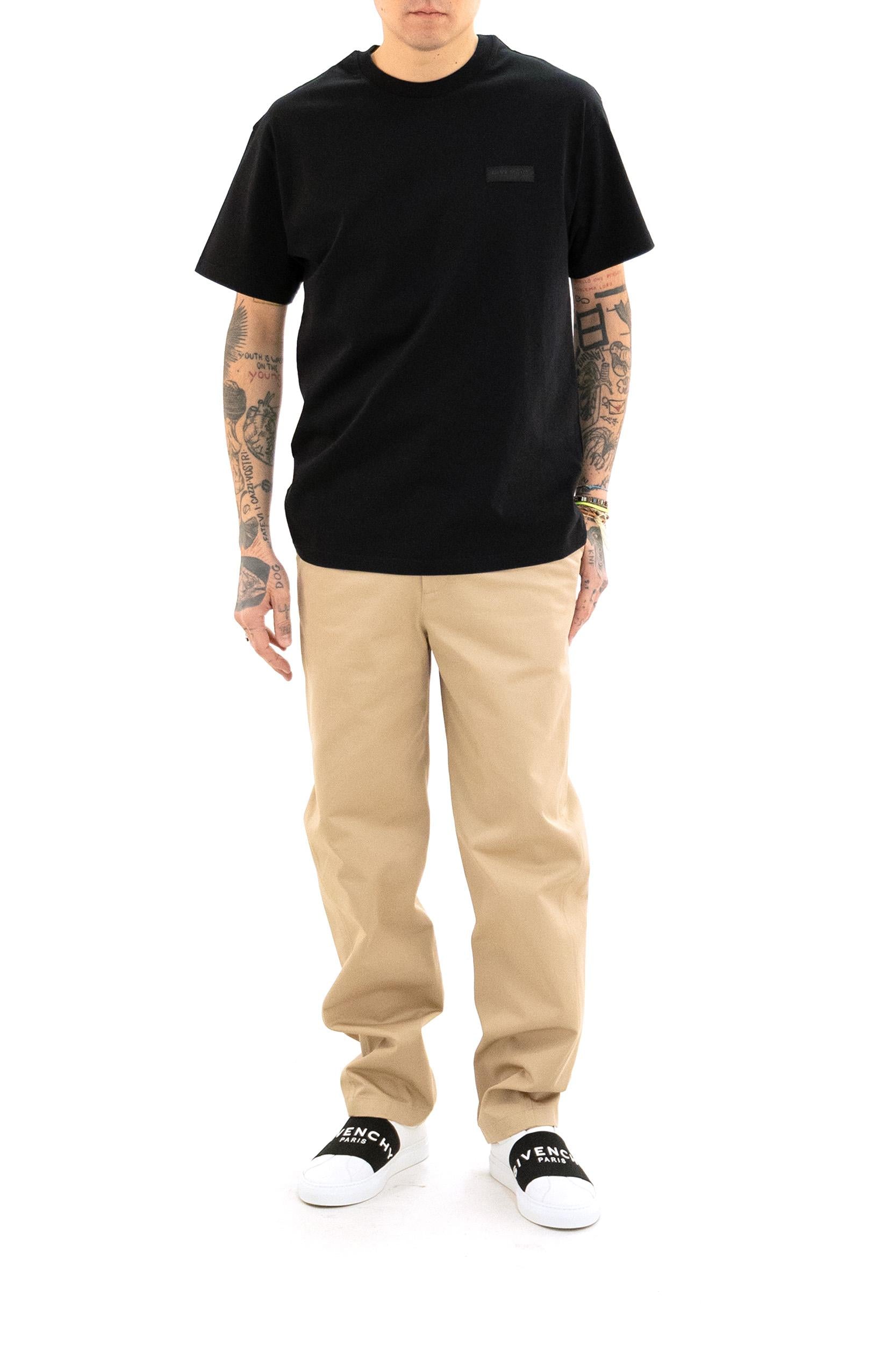 Pantaloni chino in cotone di colore beige<BR/> BM51NV15XZ 250 GIVENCHY