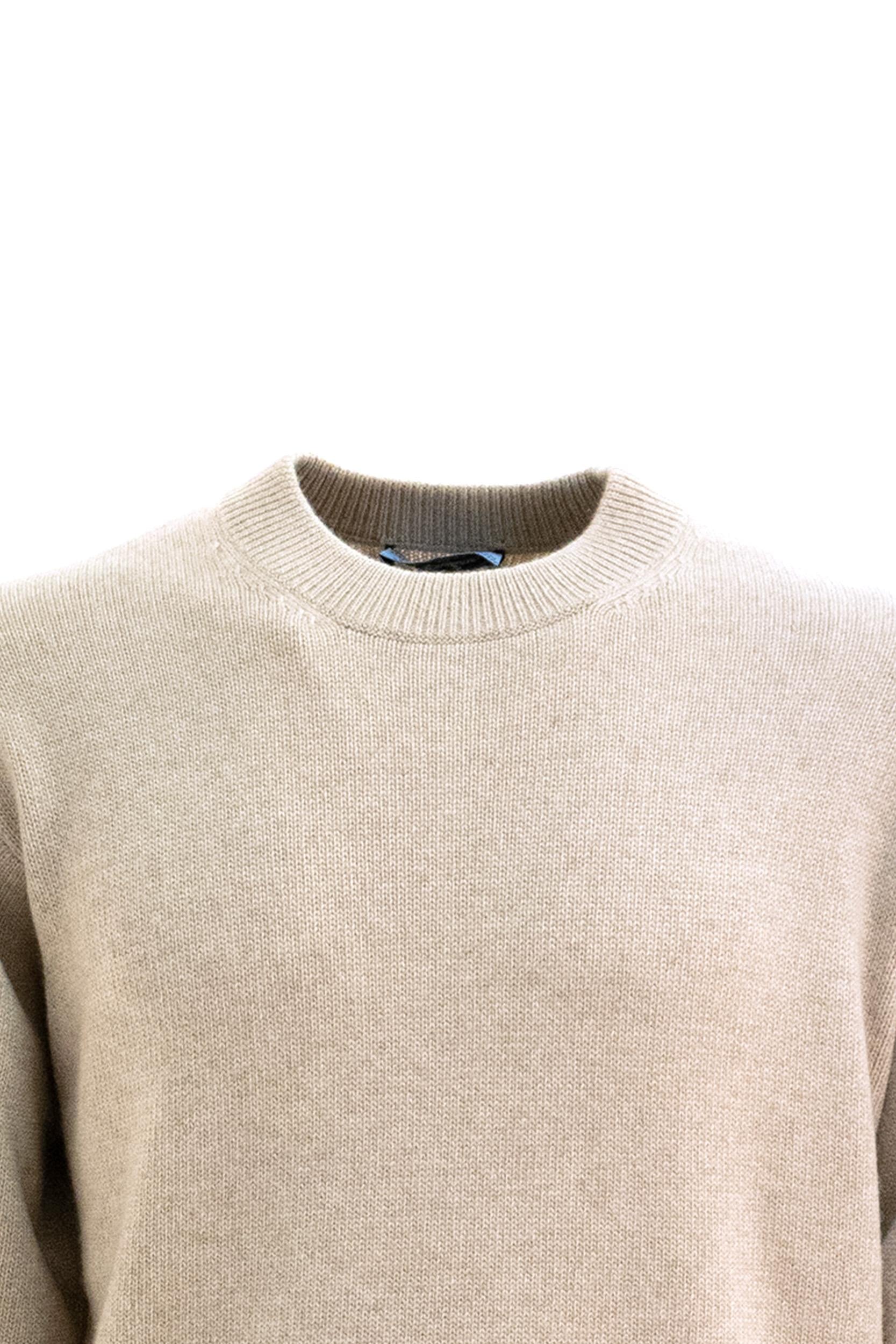 Pullover in Re-Cashmere color beige <BR/> UMB674 S 232 16ZJ F0AP2 PRADA