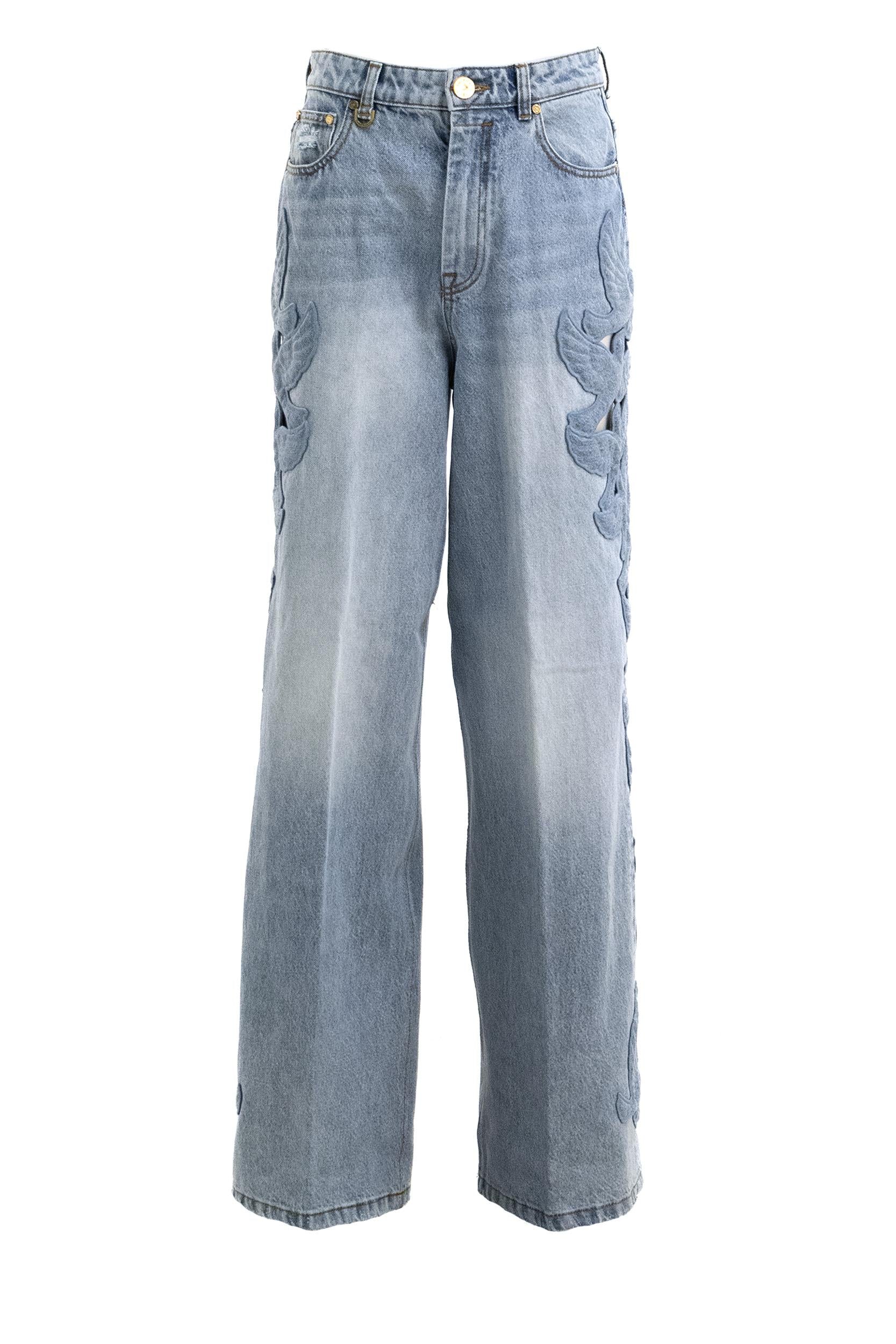 Jeans Alchemy in denim di colore azzurro<BR/> 8184PS262 SEA ZIMMERMANN
