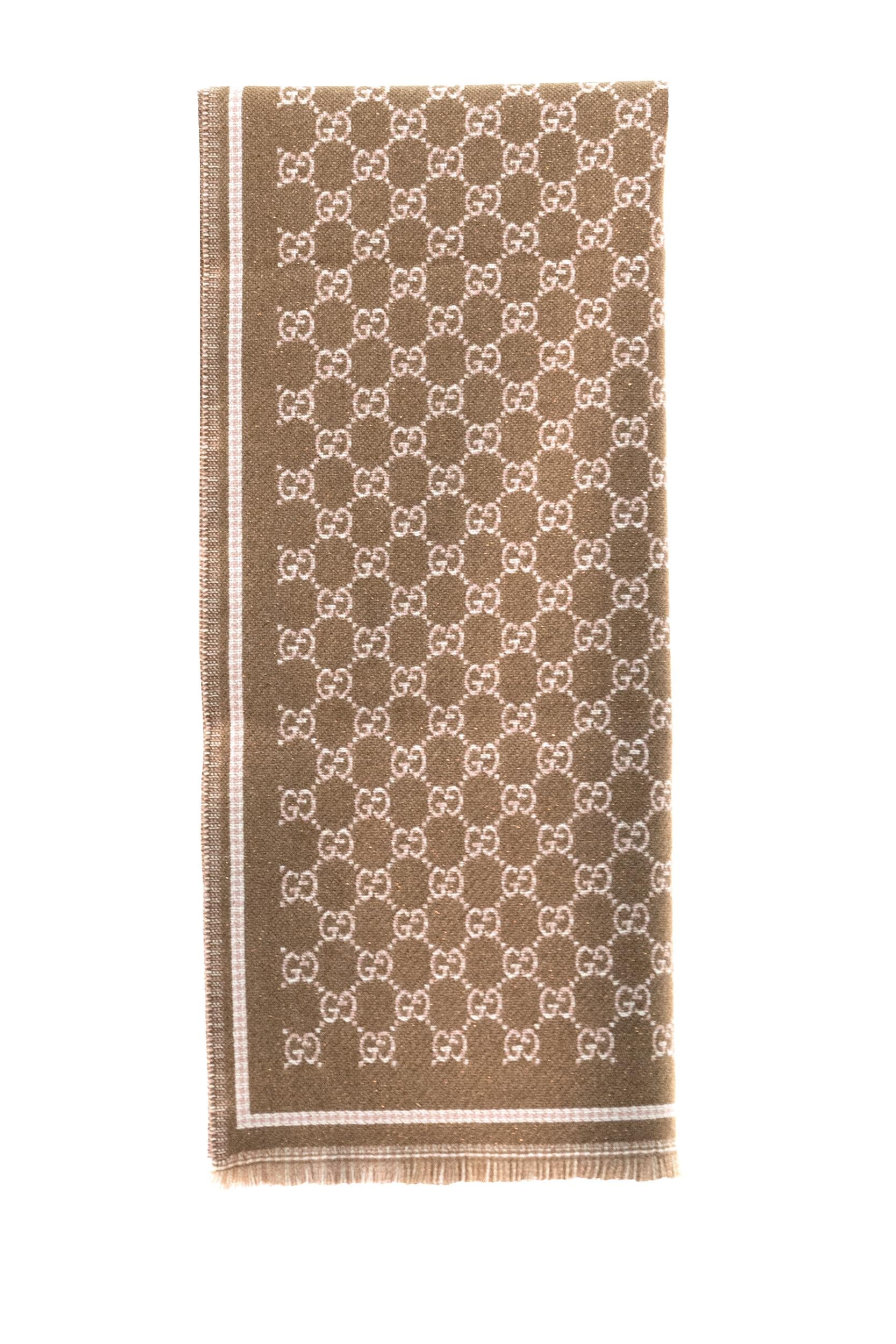 Sciarpa in Lana GG<BR/> 839035 3GAMQ 2572 GUCCI