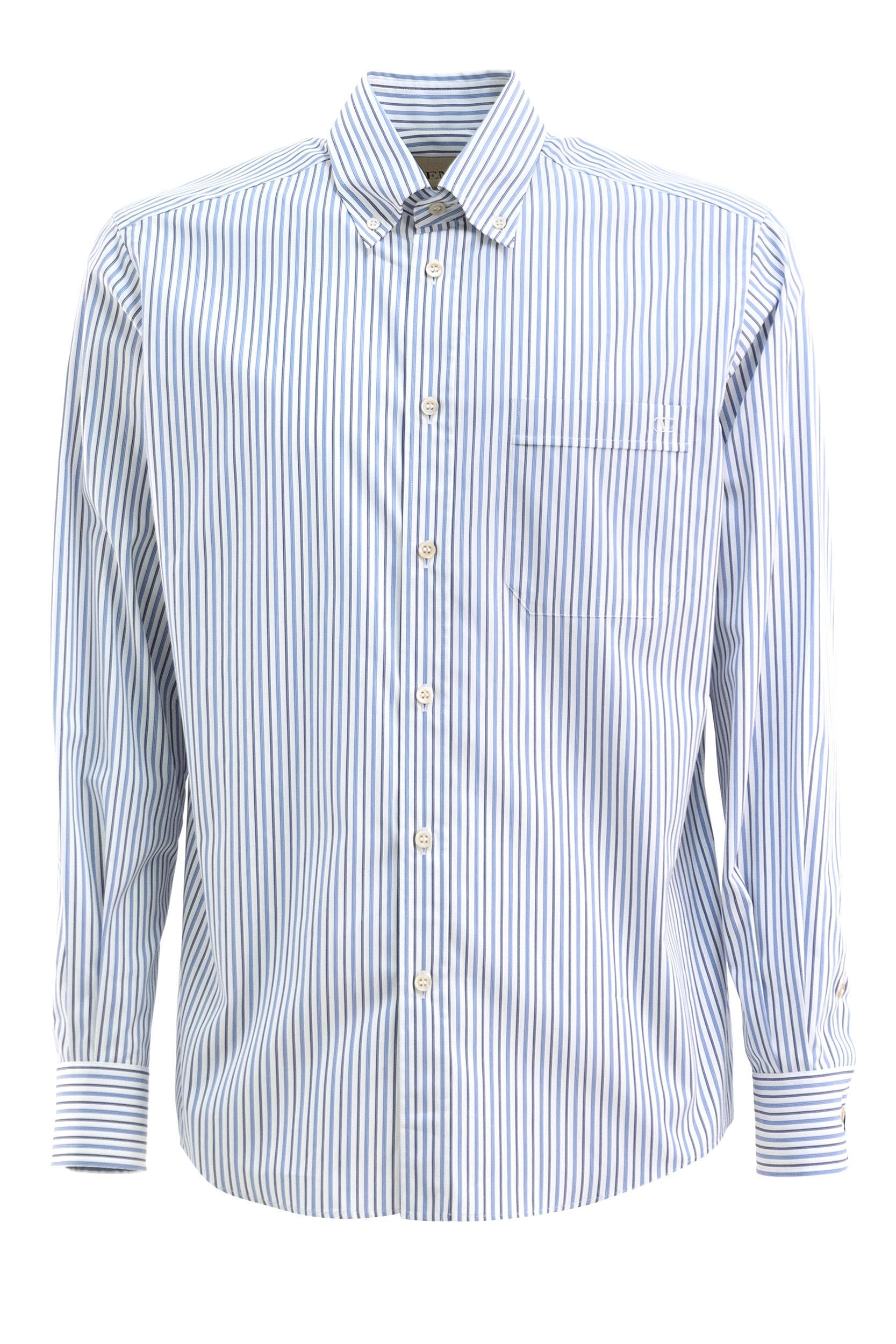 Camicia a Righe in Cotone<BR/> 8V3ABS80B95 C1L VALENTINO GARAVANI