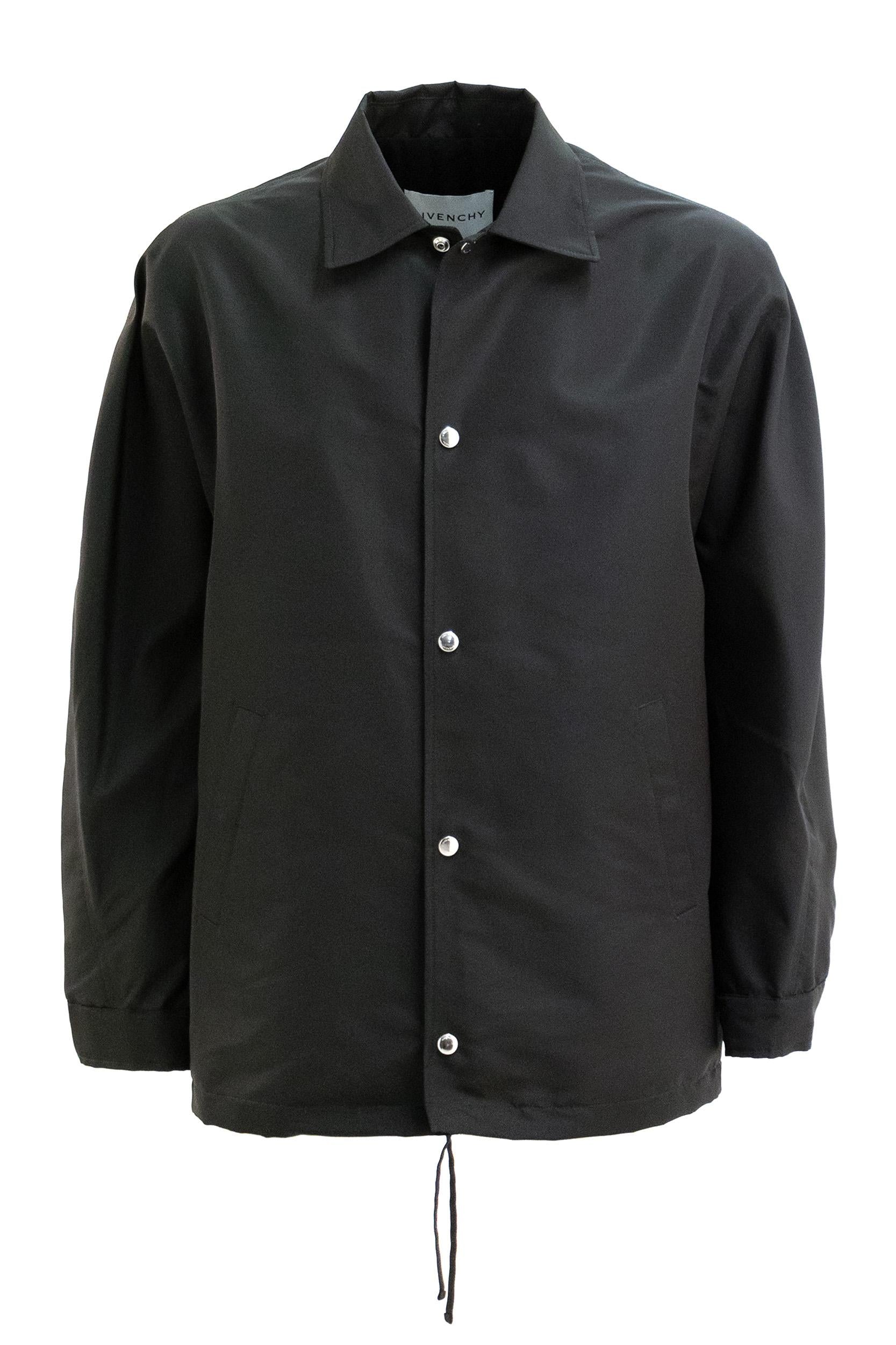 Giacca Couture Seam in polyfaille di colore nero<BR/> BM01G3166P 001 GIVENCHY