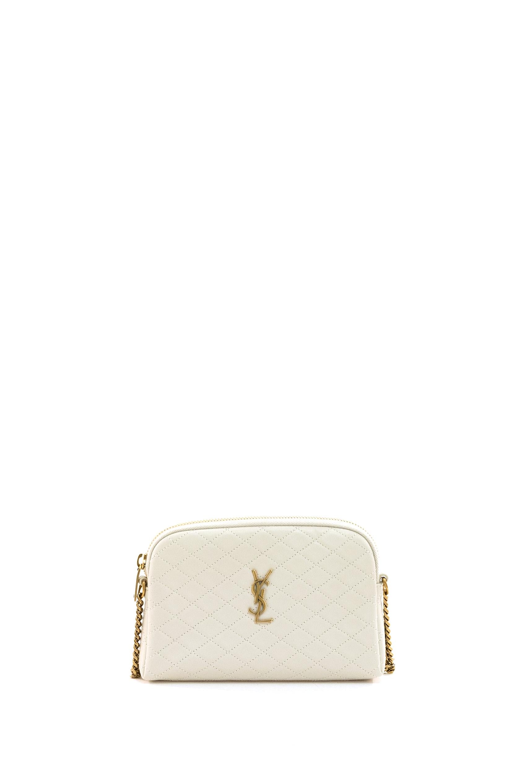 Borsa Gaby in pelle colore crema<BR/> 733667 1EL07 9207 SAINT LAURENT