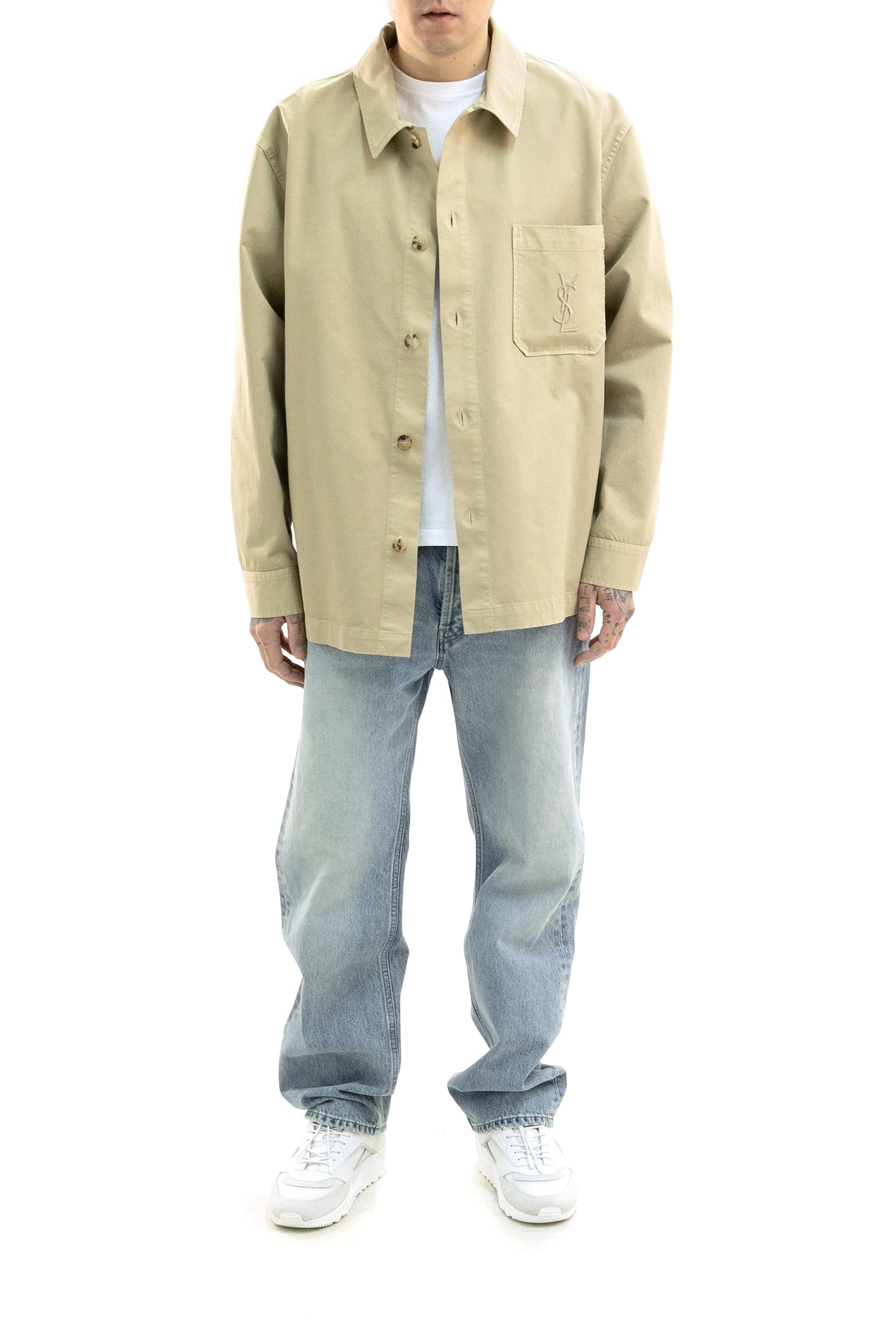 Overshirt Cassandre in Cotone<BR/> 861004 Y04VD 8441 SAINT LAURENT