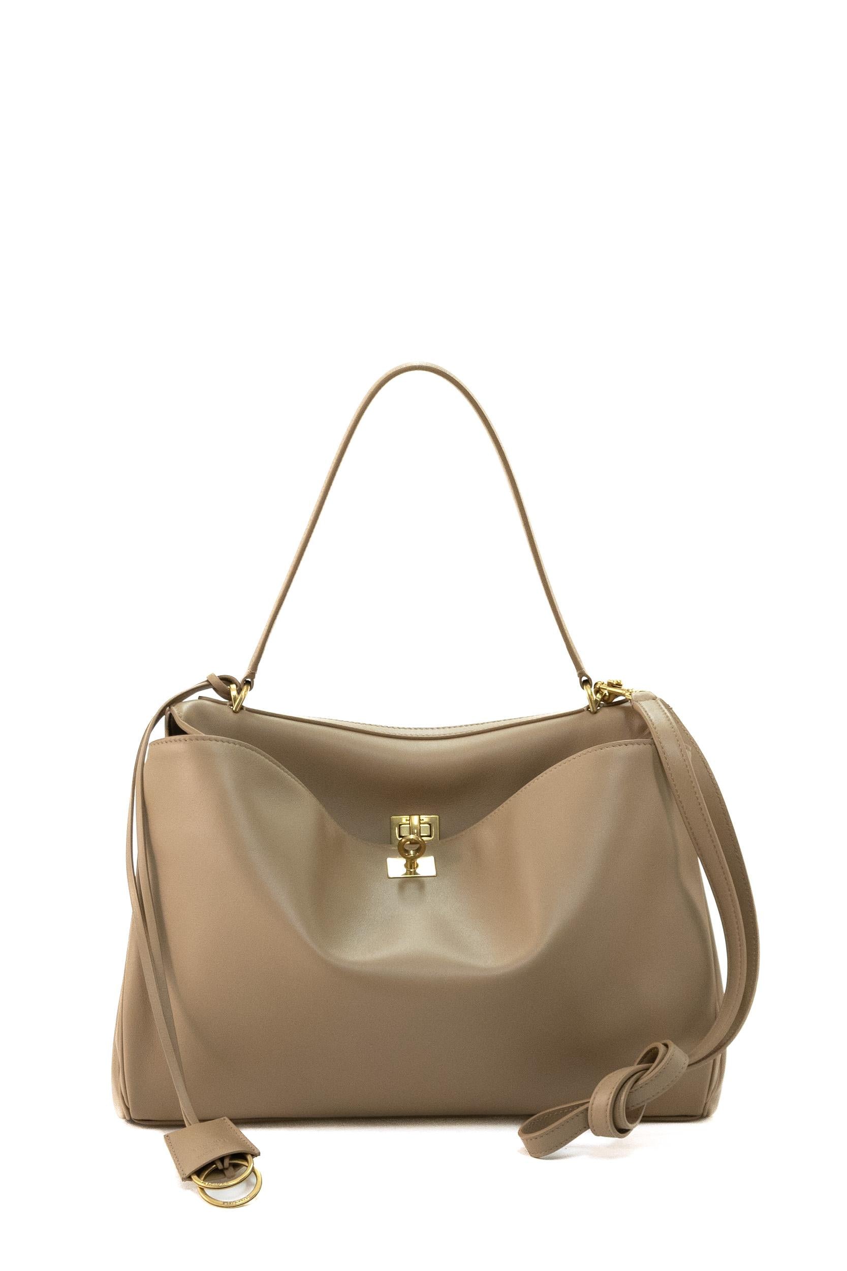 Borsa Rodeo Media in pelle colore beige<BR/> 789772 2AA4V 2621 BALENCIAGA