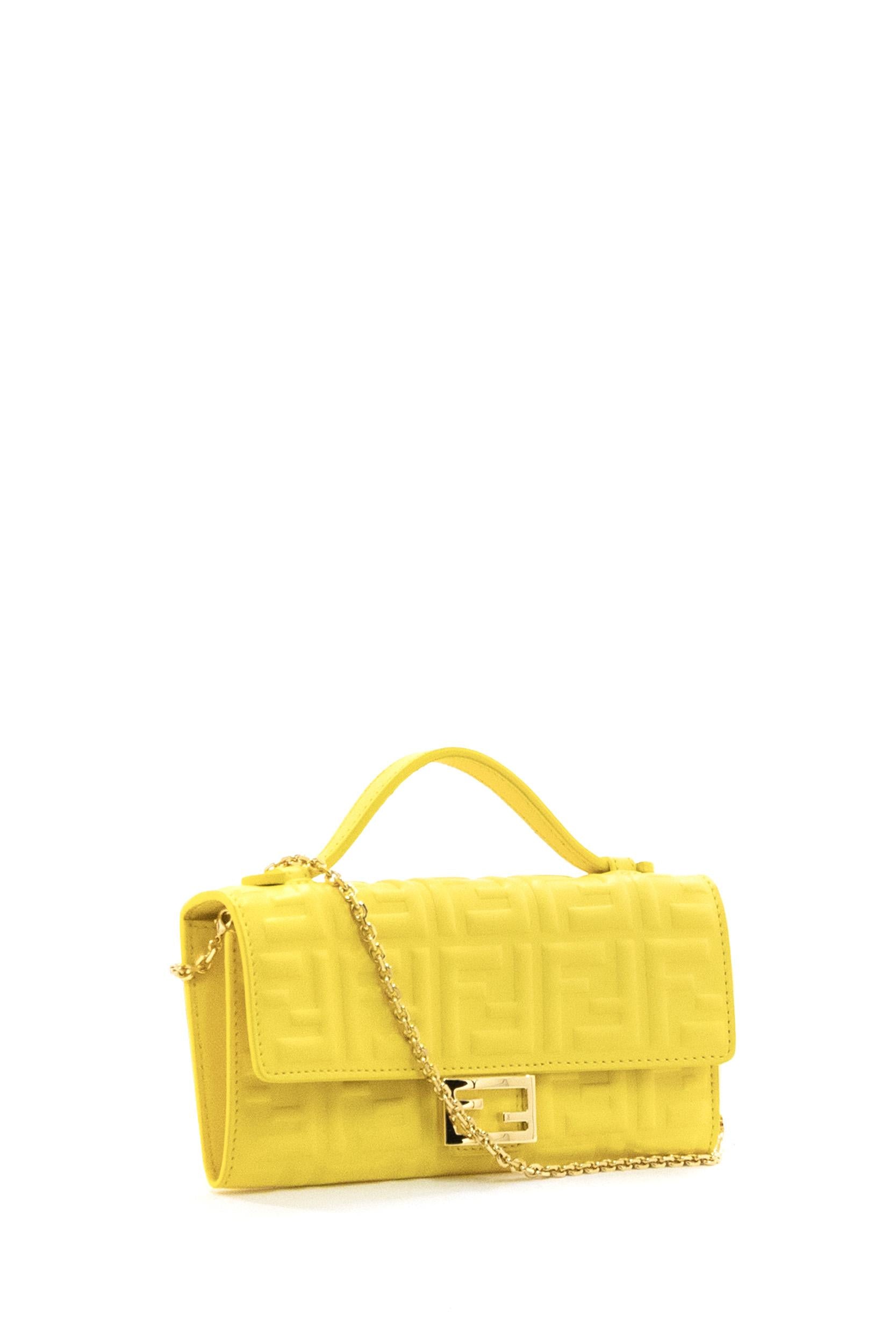Portafoglio Continental in Nappa con Catena<BR/> 8M0565 AAJD F1TD0 FENDI