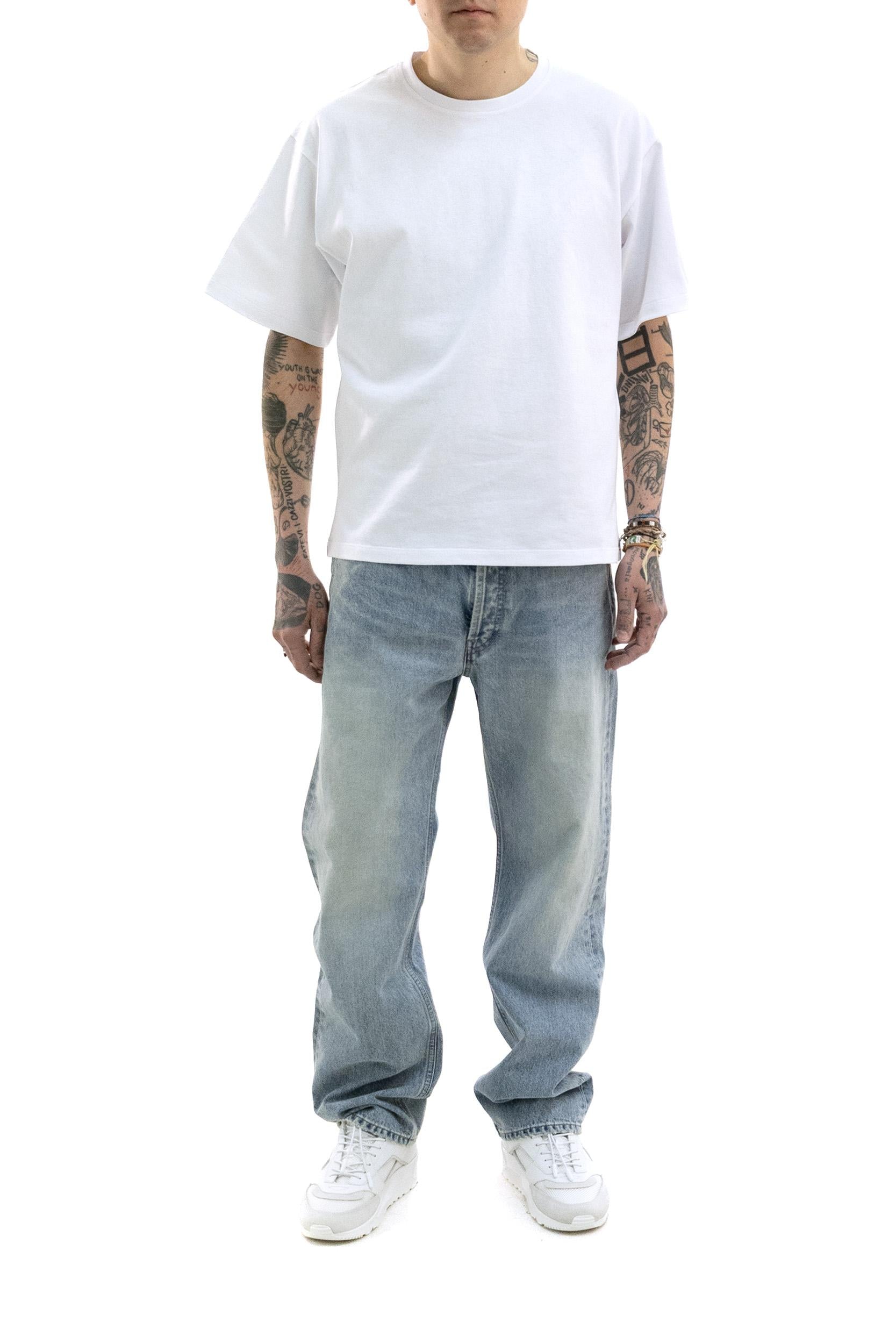 T-shirt Oversize Cassandre in Cotone<BR/> 862769 Y38AK 9538 SAINT LAURENT